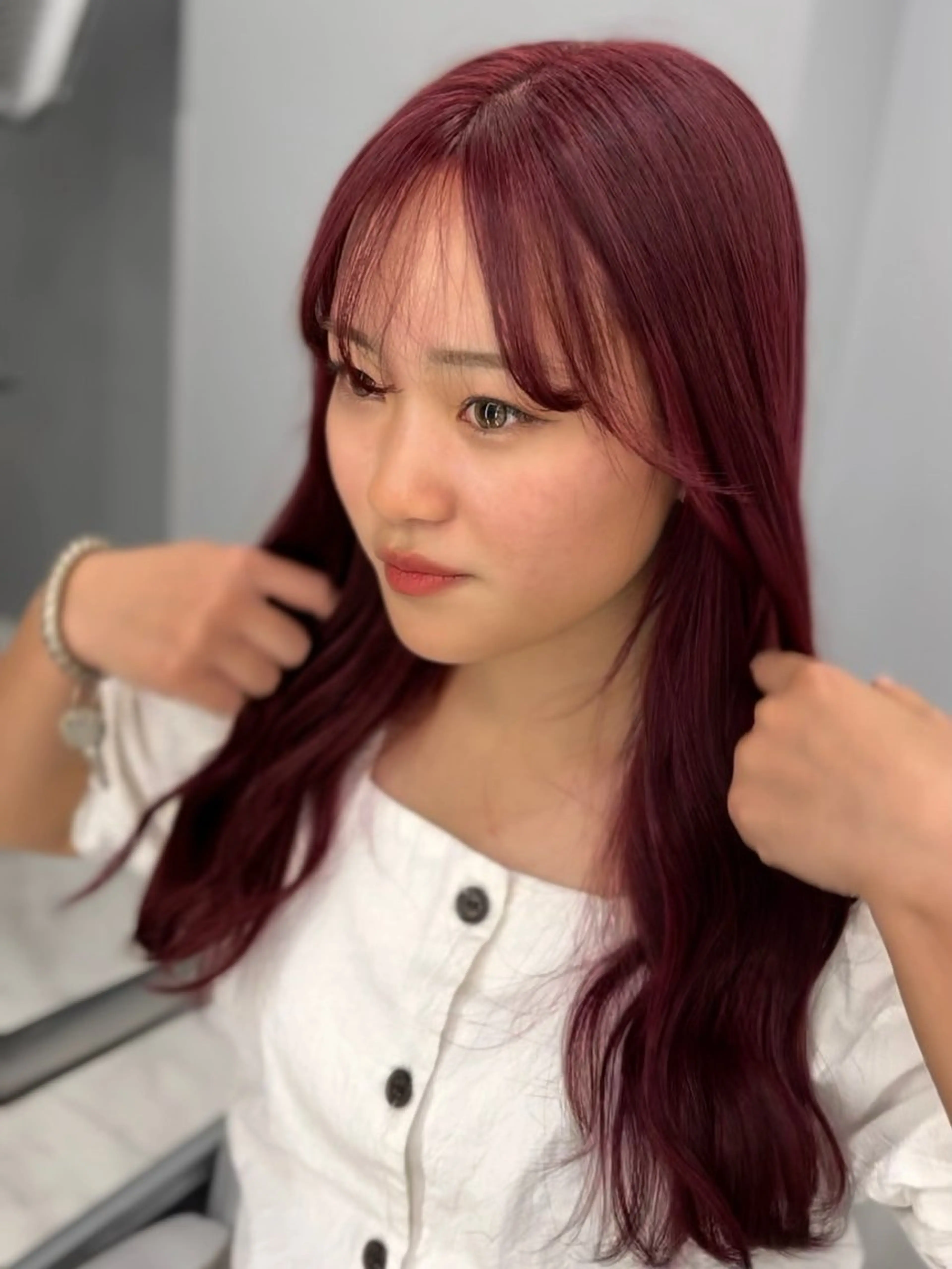 ロング カラー カット ヘアカラー トリートメント ヘッドスパ 最高級髪質改善🥇 小玉美菜のヘアスタイル