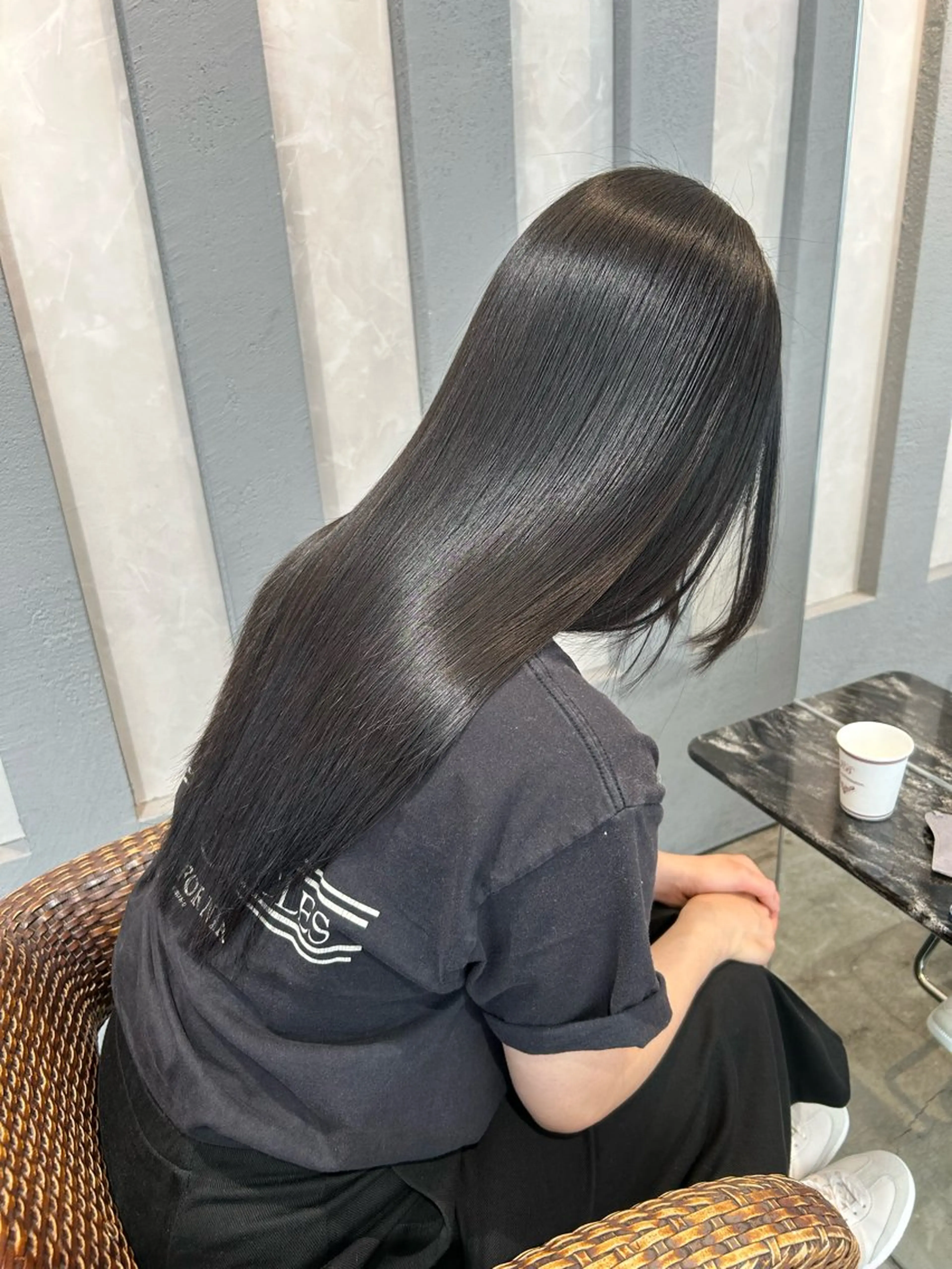 ロング 髪質改善 縮毛矯正 カット 縮毛矯正 縮毛矯正の達人呉 大和のヘアスタイル