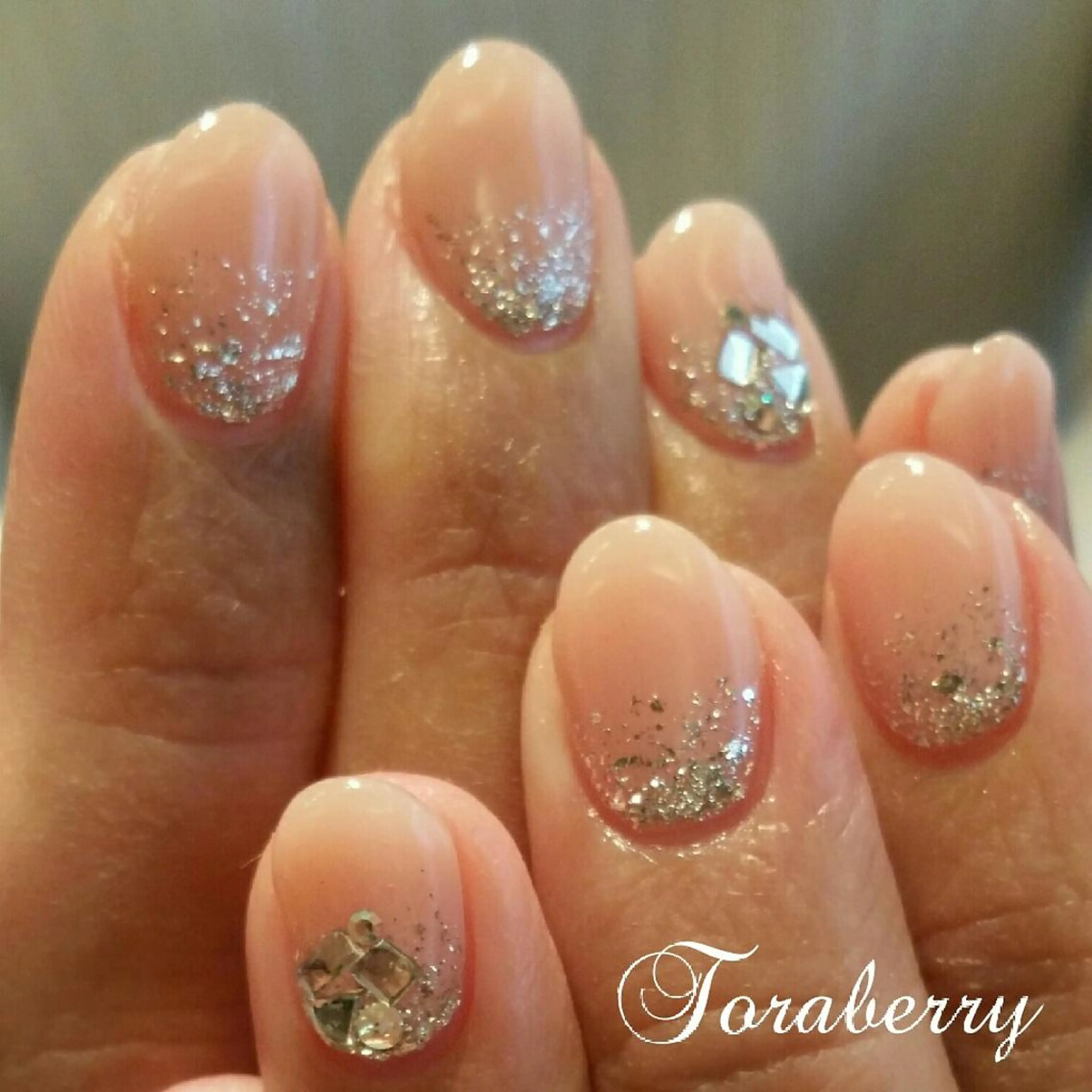 ネイル ラメ(グリッター) ハンドネイル ネイリスト なつみのネイルデザイン