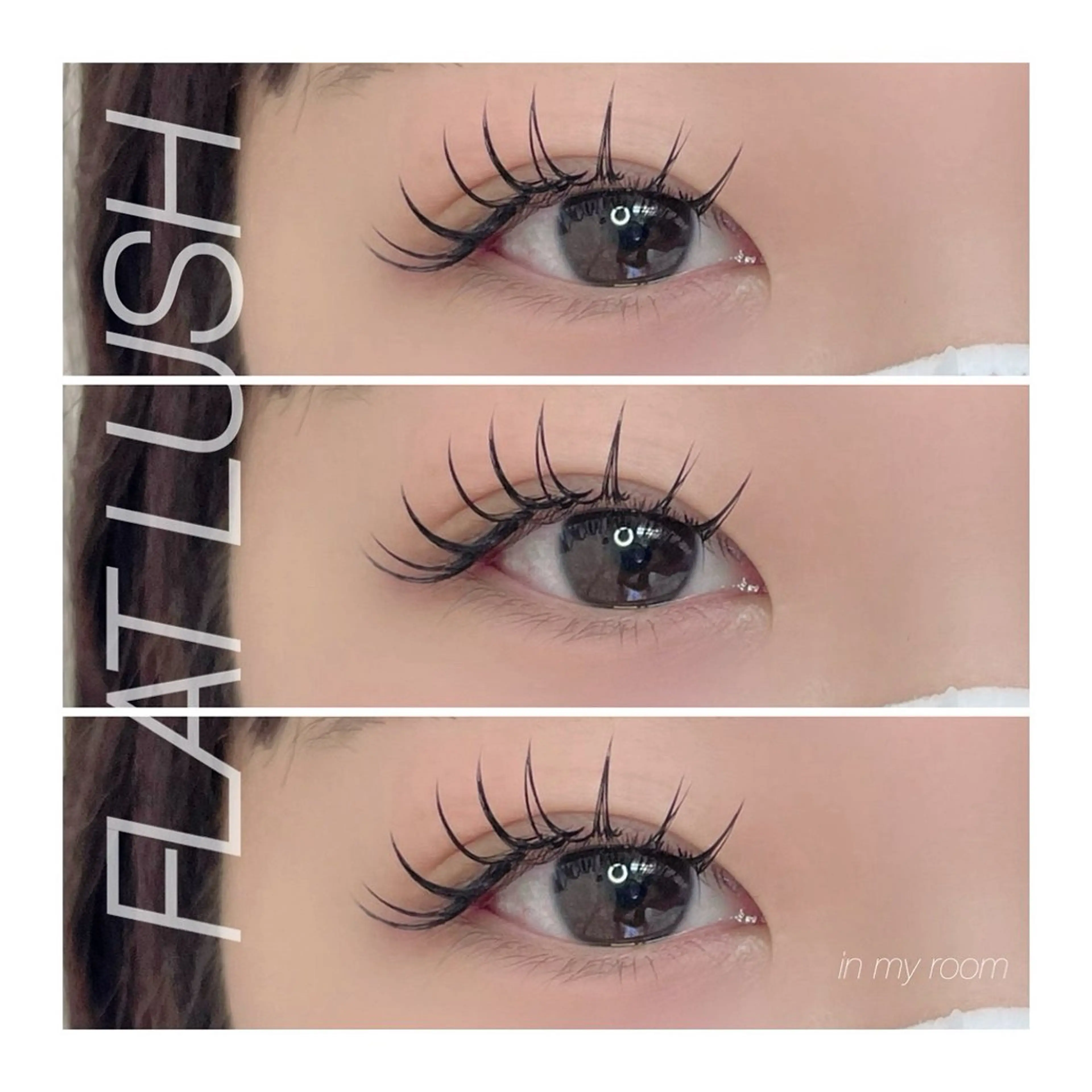 マツエク・マツパ フラットラッシュ マツエク ☽𝘀𝗵𝗶 𝘀𝗵𝗶☽のマツエク・マツパデザイン