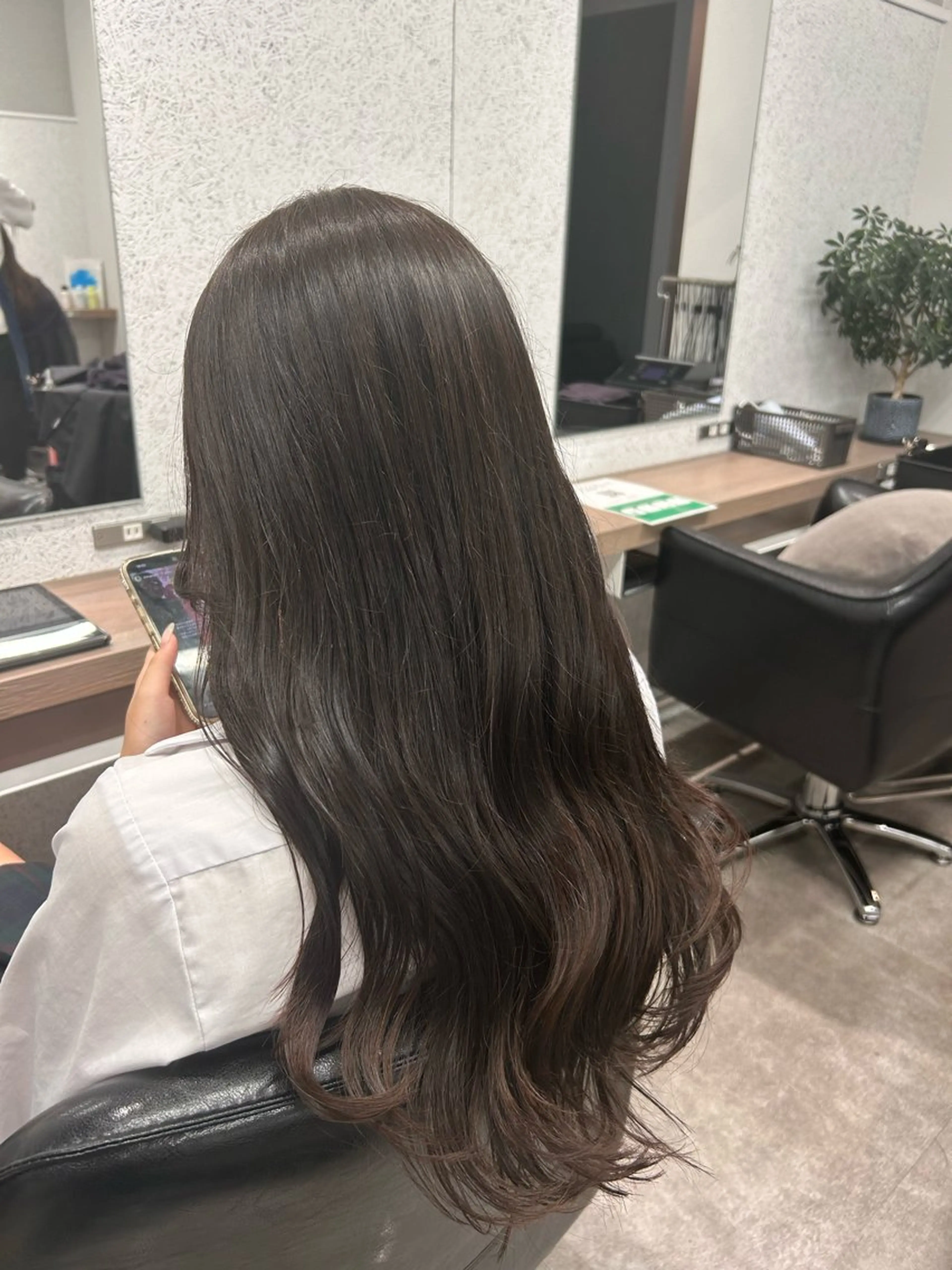 ロング レイヤーカット ボブ/透明感カラー/ 髪質改善/🌙/ルナのヘアスタイル