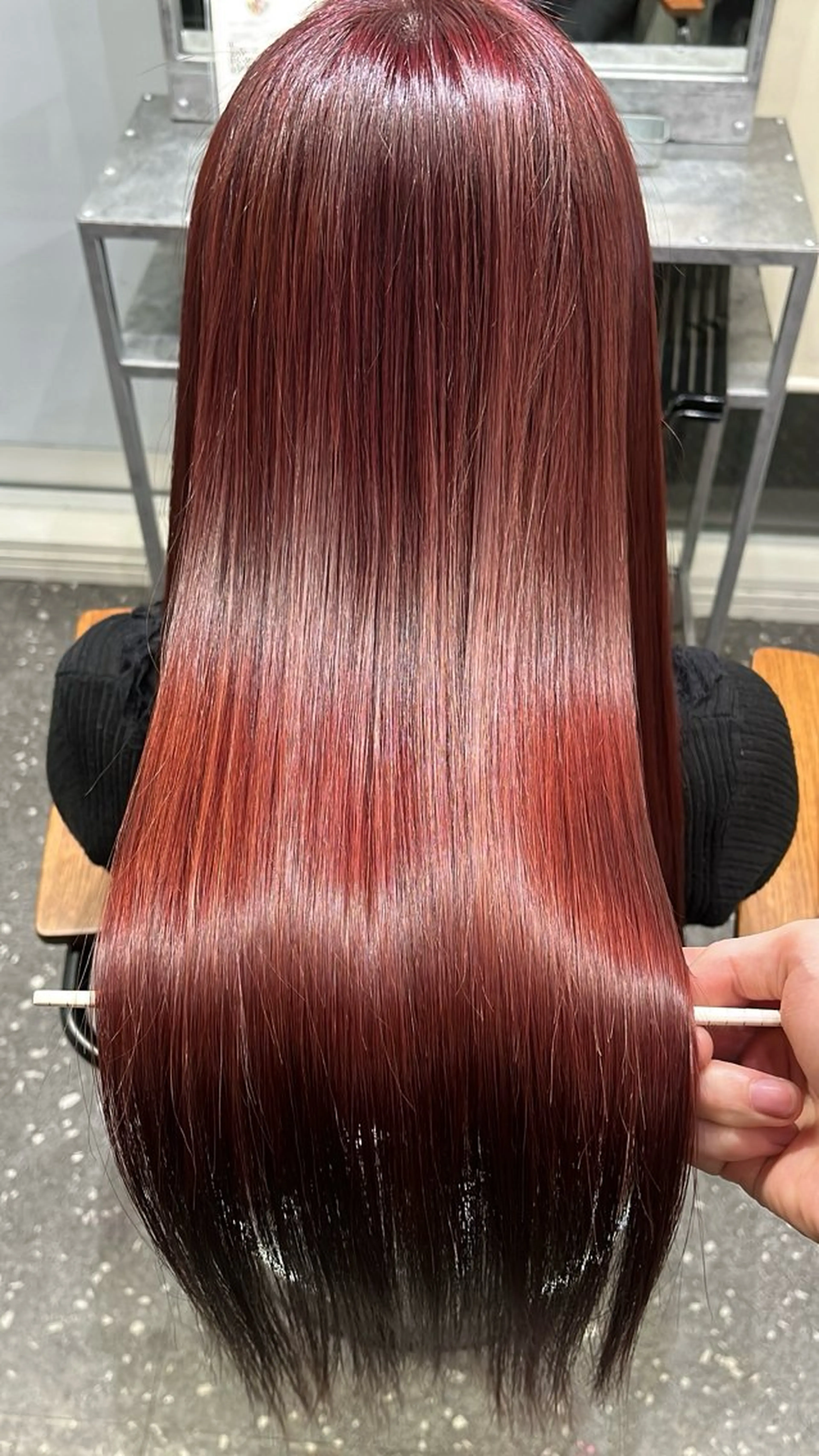 ロング カラー ヘアカラー トリートメント 髪質改善/暖色カラー /吉祥寺/Renのヘアスタイル