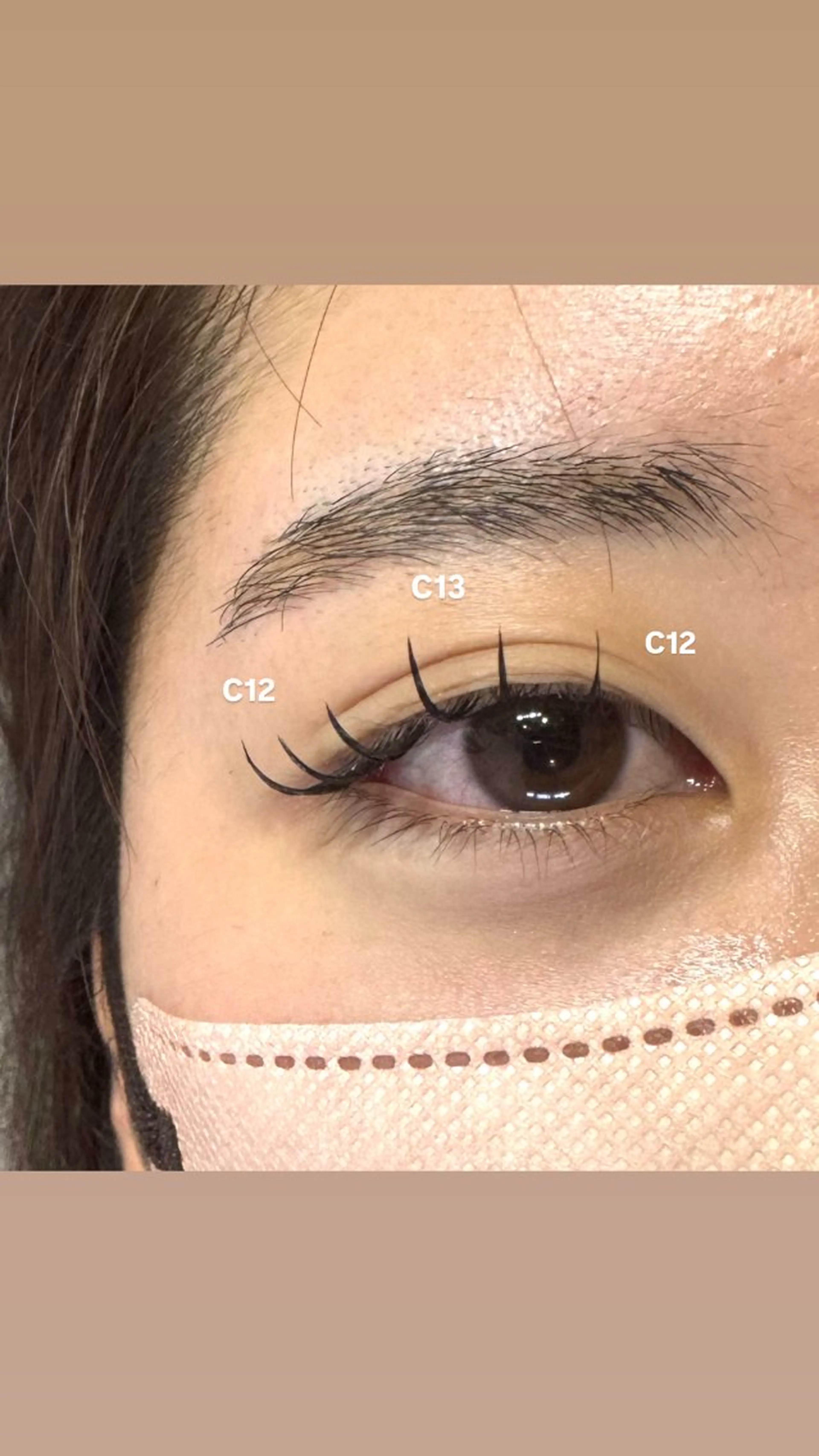 マツエク・マツパ 遠藤 柚希のマツエク・マツパデザイン