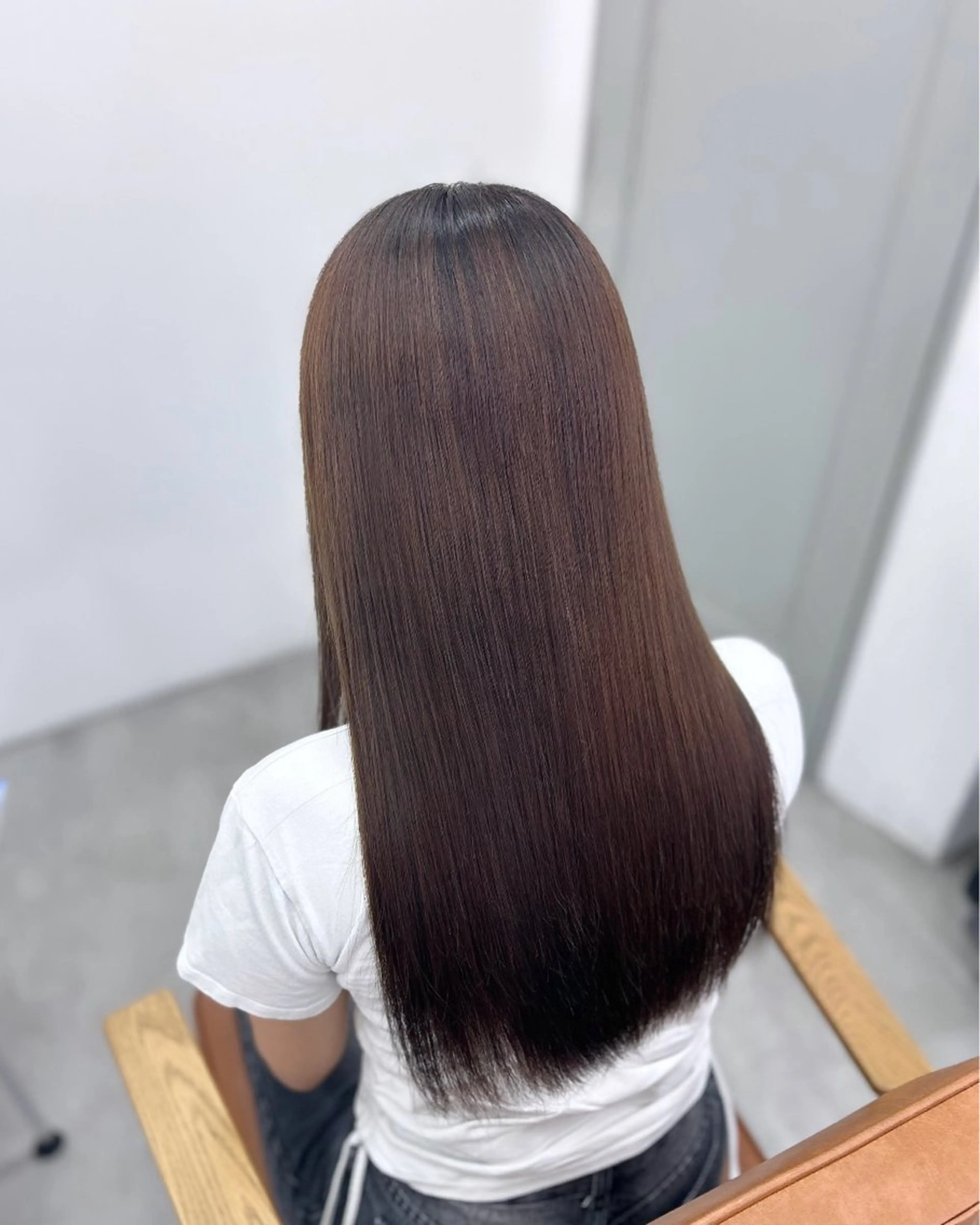 ロング ヘアカラー トリートメント ☘️透明感オリーブ ナミ☘️のヘアスタイル