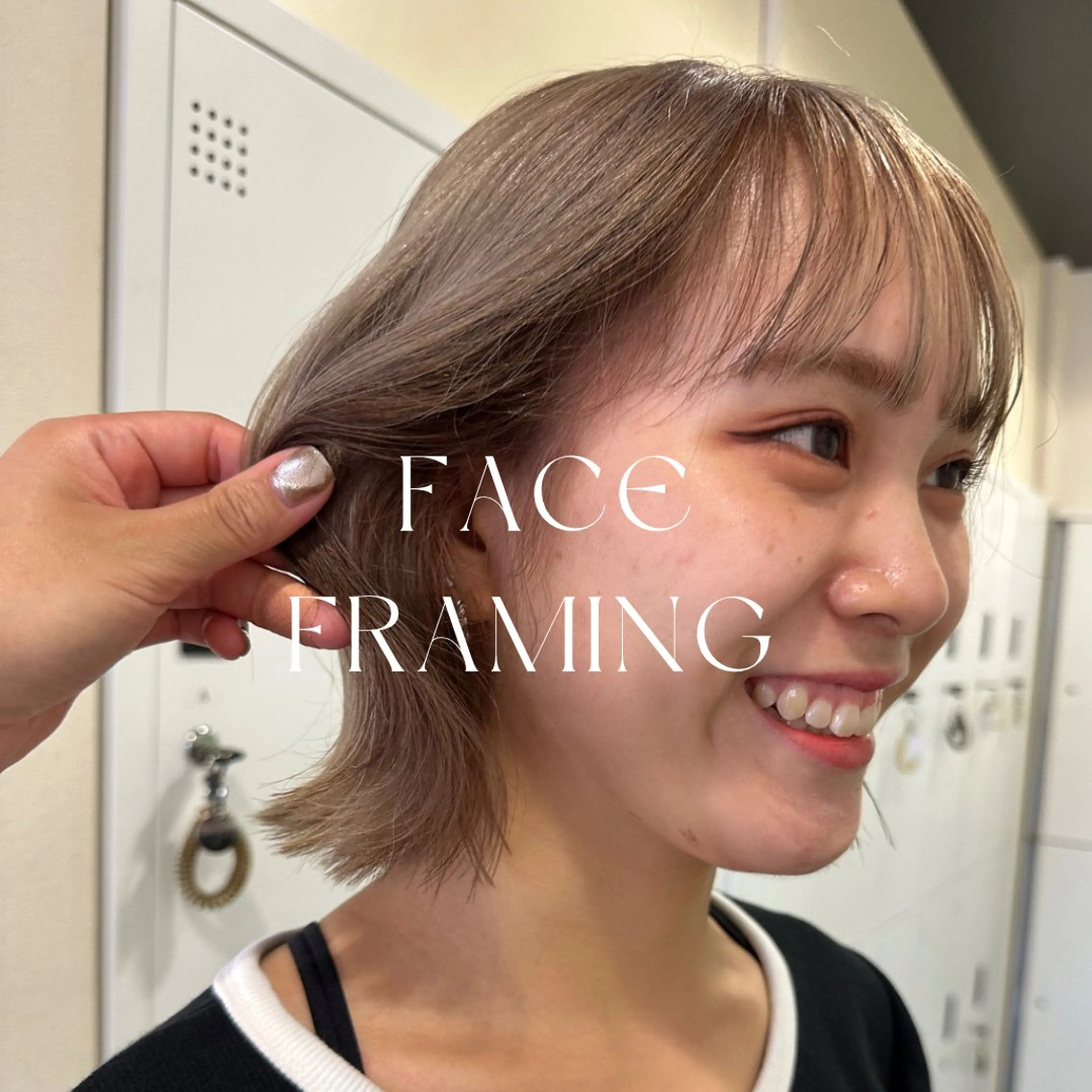 ショート カラー ハイトーン/暖色/ 眉/メイク/Rinaのヘアスタイル