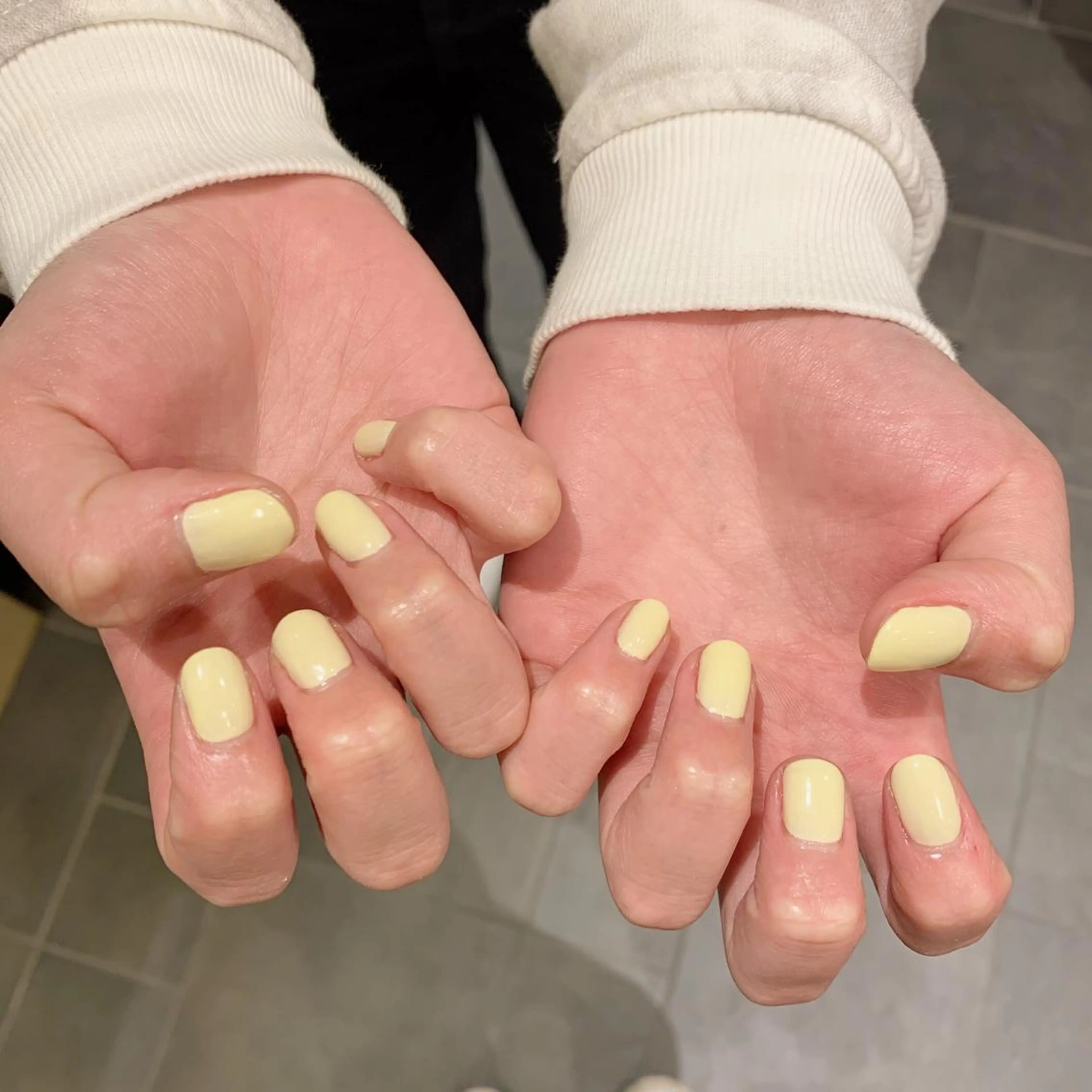 ネイル ジェルネイル ワンカラーネイル パラジェル 鈴木 里奈のネイルデザイン