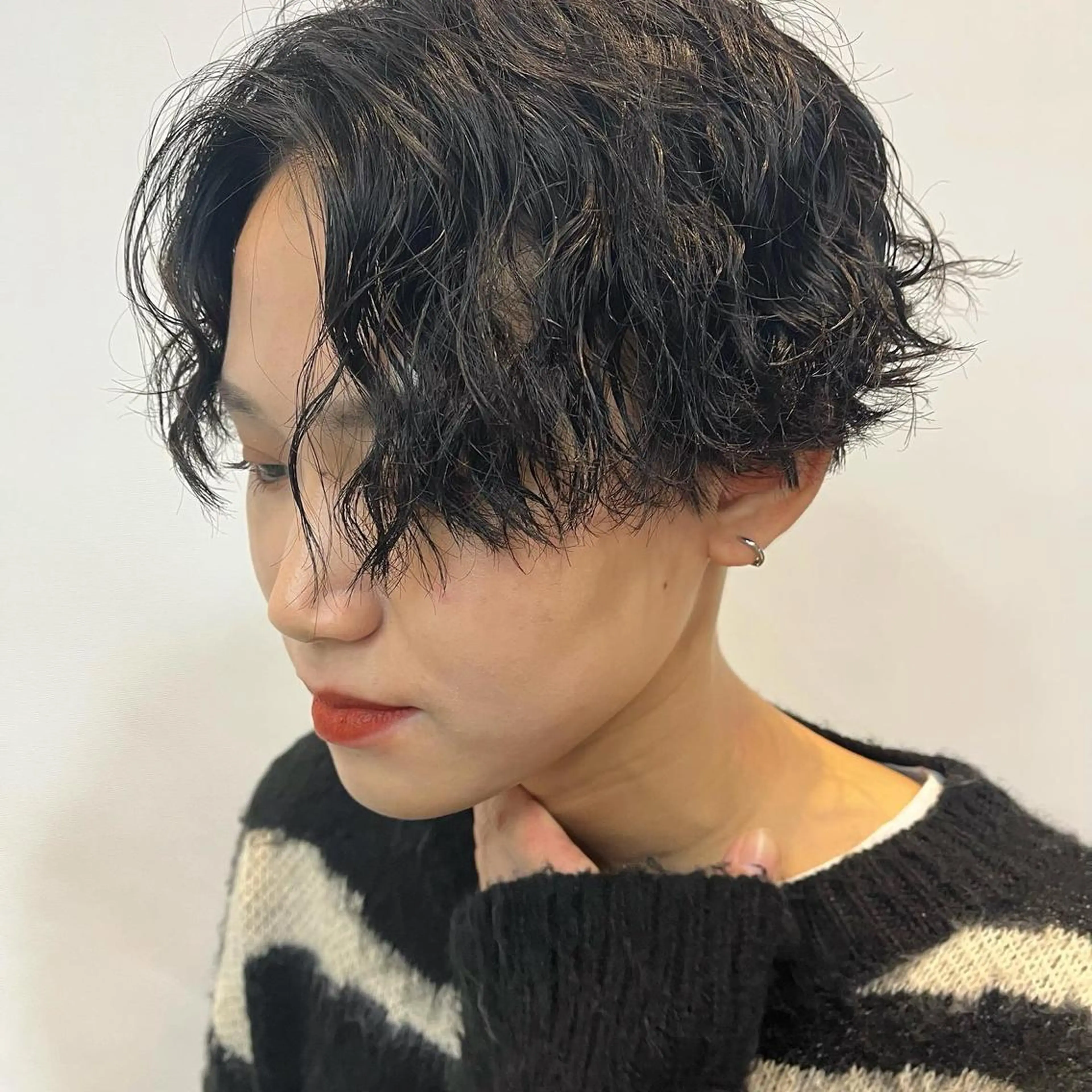 ショート パーマ ボブハイトーン🦖 デザインMAMIのヘアスタイル