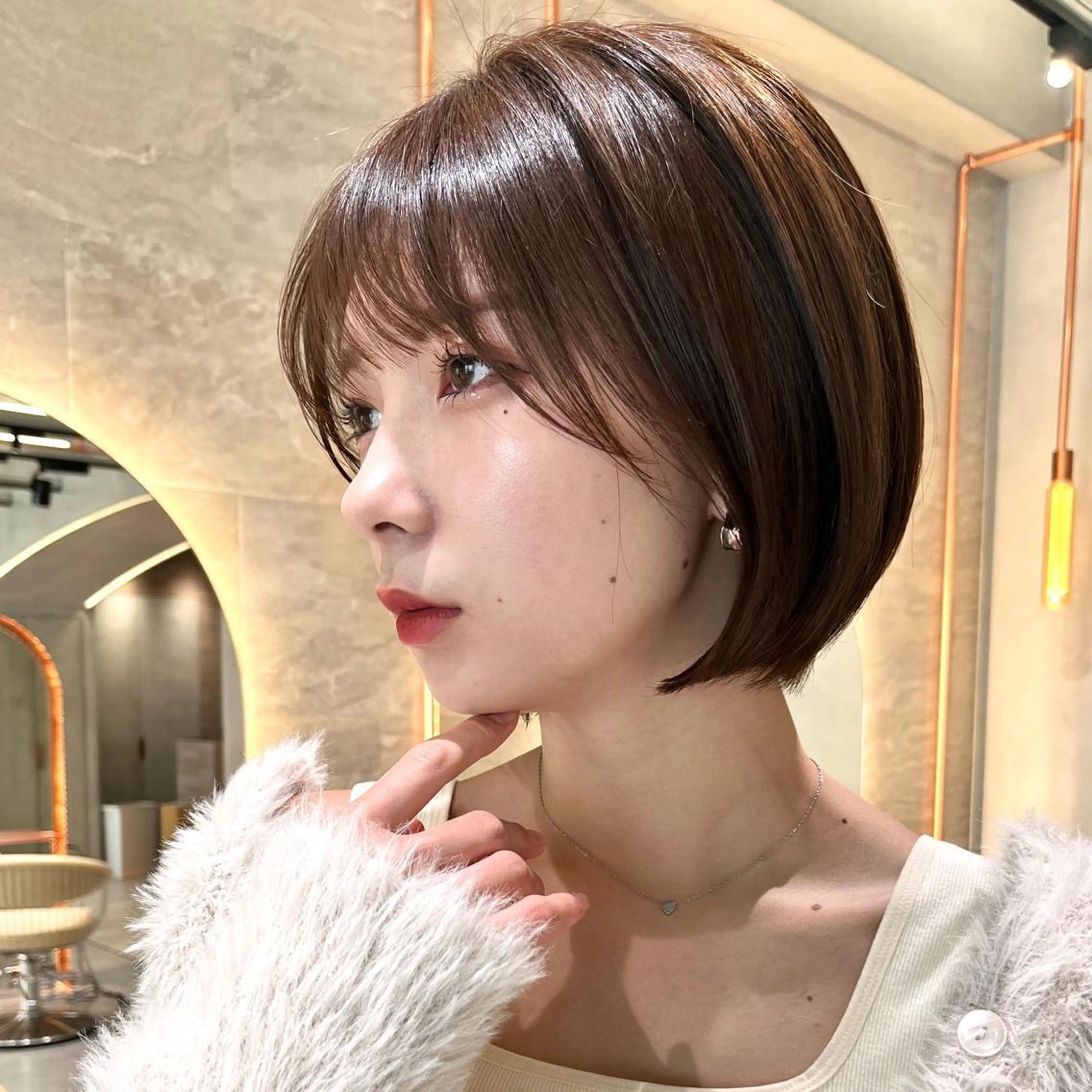 ショート カット トリートメント enn to yuu所属・髪質改善&大人ボブ ♡KURENAのヘアスタイル