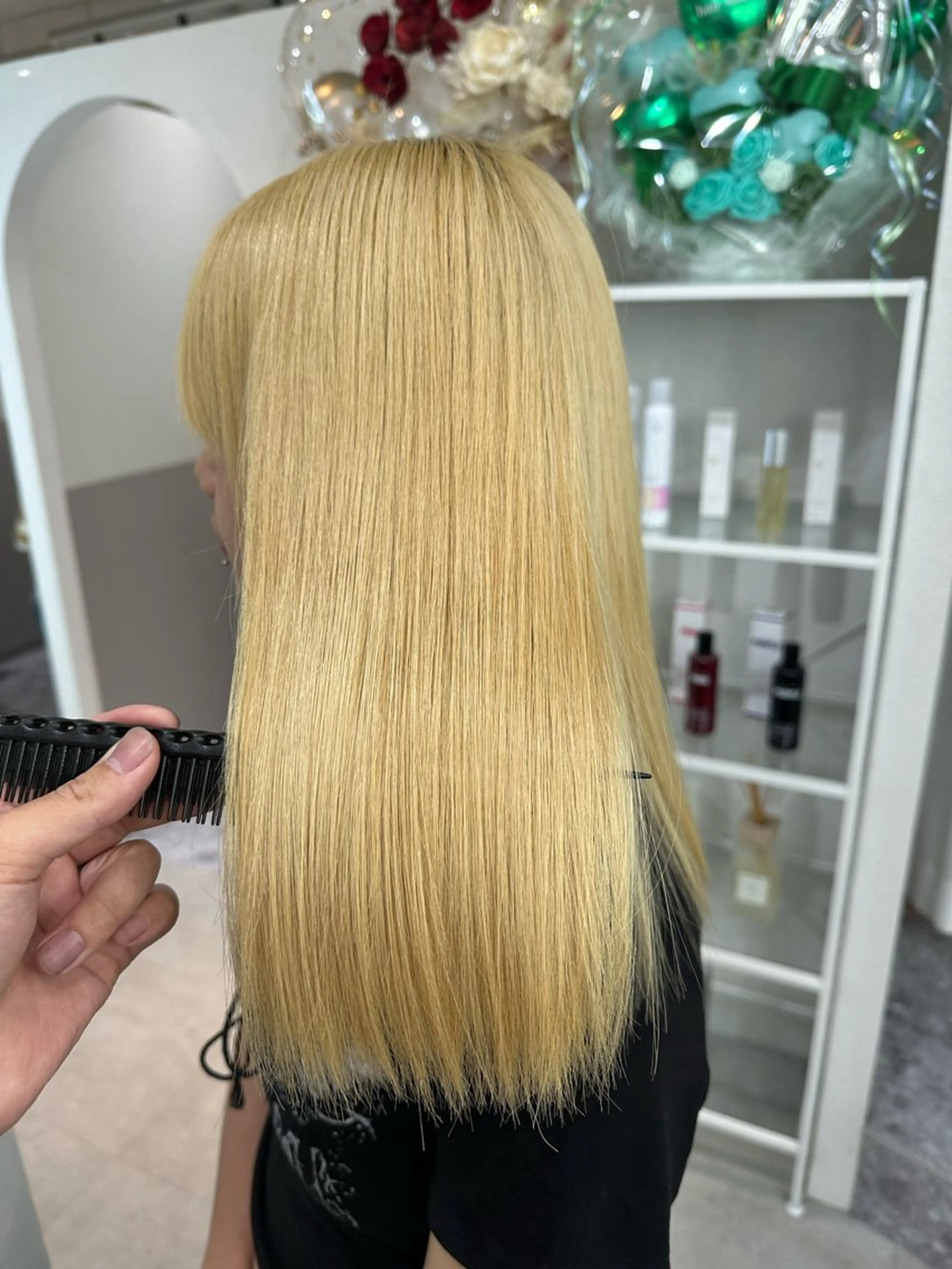 セミロング カラー カット ヘアカラー トリートメント 🪞個室サロン/韓国 艶髪/keito🪞のヘアスタイル