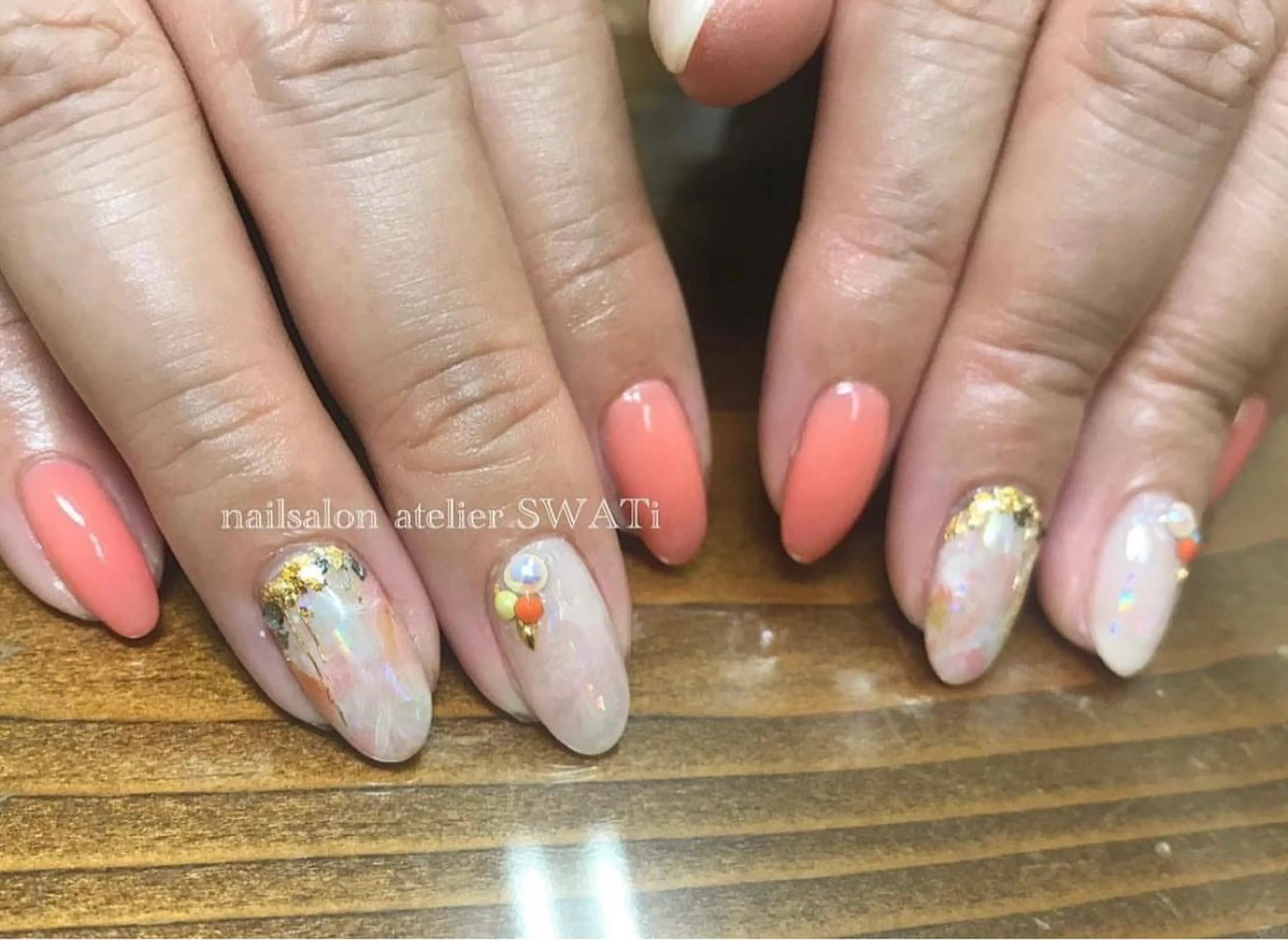 ネイル ヘアーサロン大野所属・nailsalon SWATiのネイルデザイン