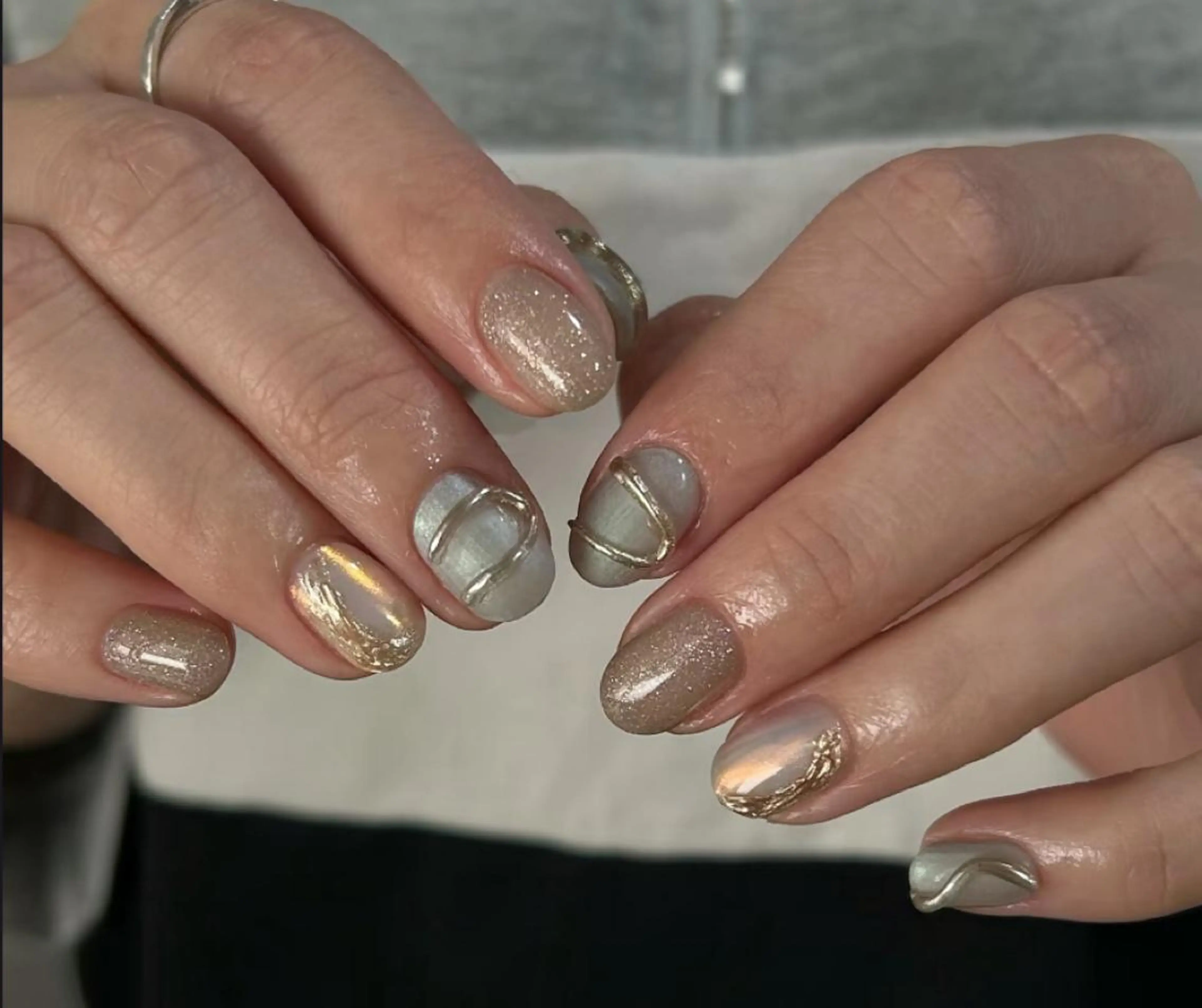 ネイル ハンドネイル ハンドケア 🍑 momo_nailのネイルデザイン