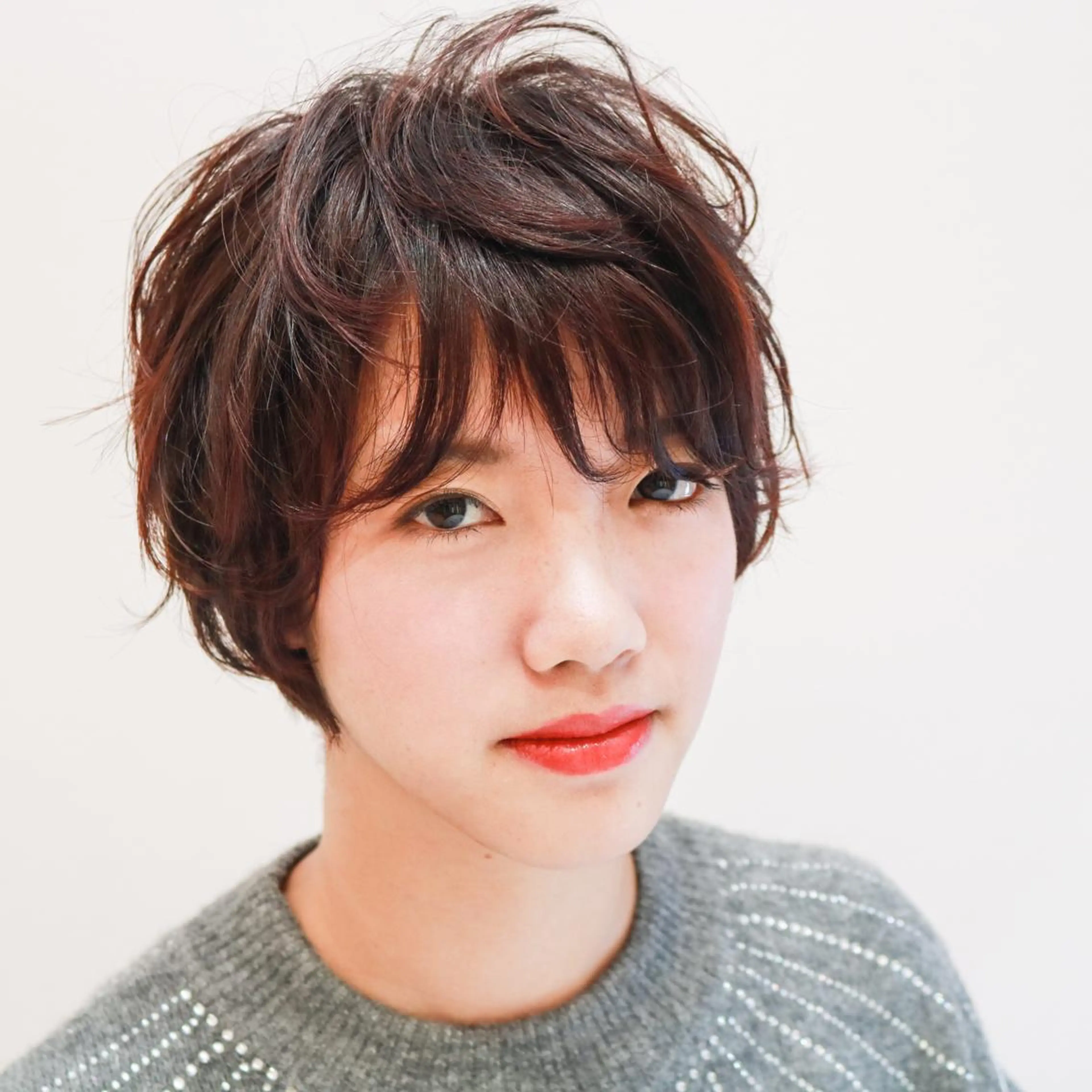 ショート パーマ 浦田 智里のヘアスタイル