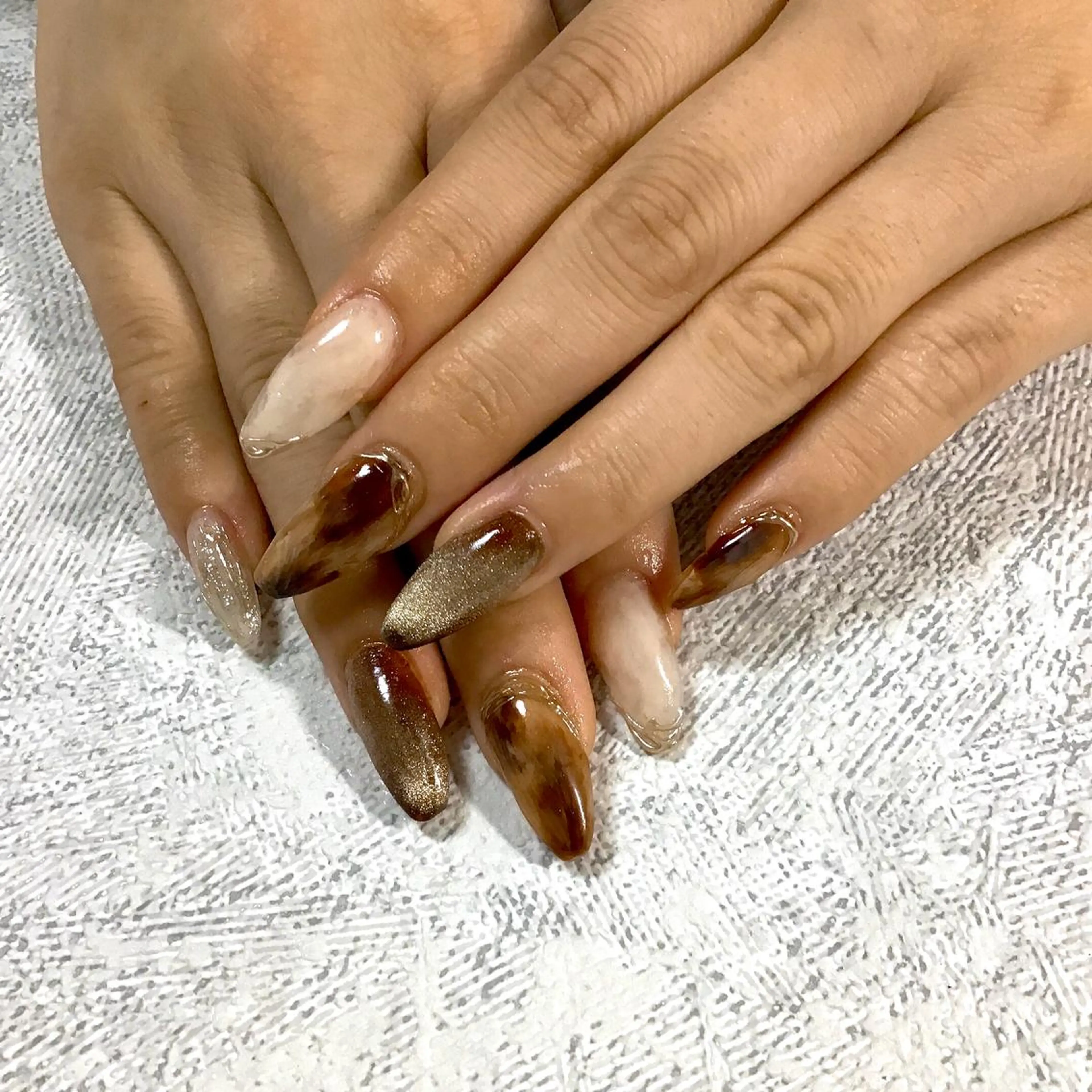 ネイル マグネットネイル ミラーネイル BINERVA所属・BINERVA nail salonのネイルデザイン