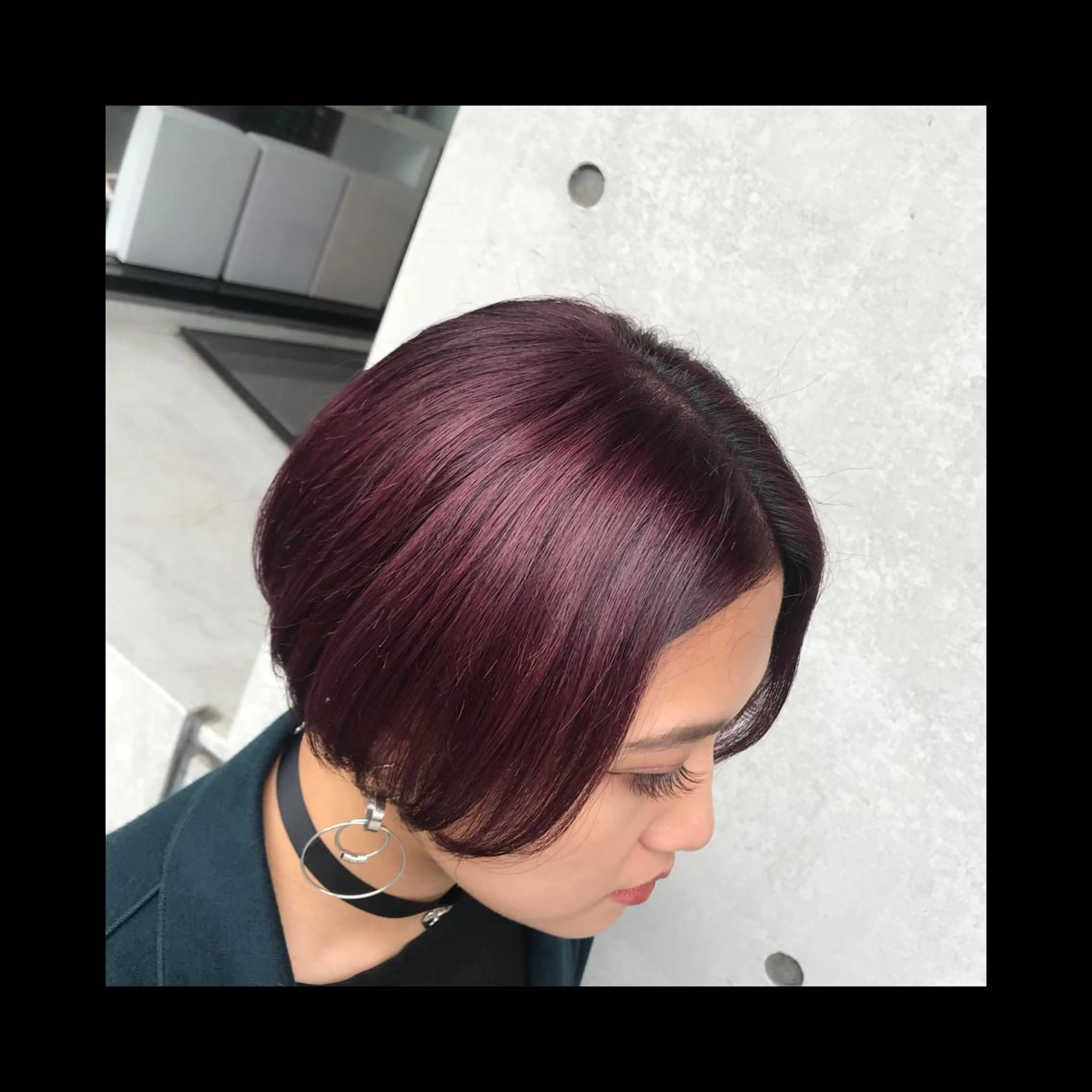 ショート ヘアカラー 及川シゲル 髪質改善講師のヘアスタイル