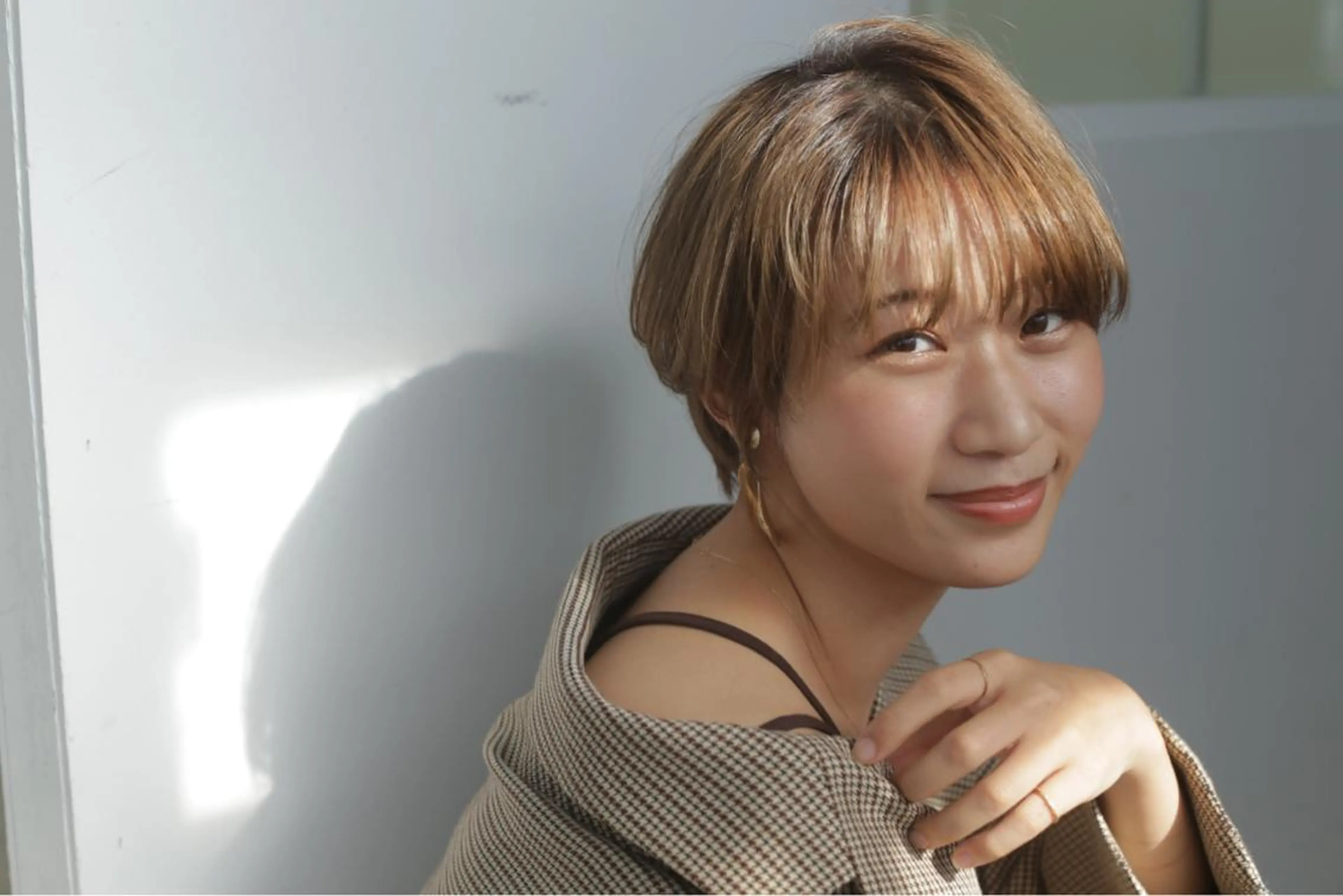 ショート カラー 保子 祐里香のヘアスタイル