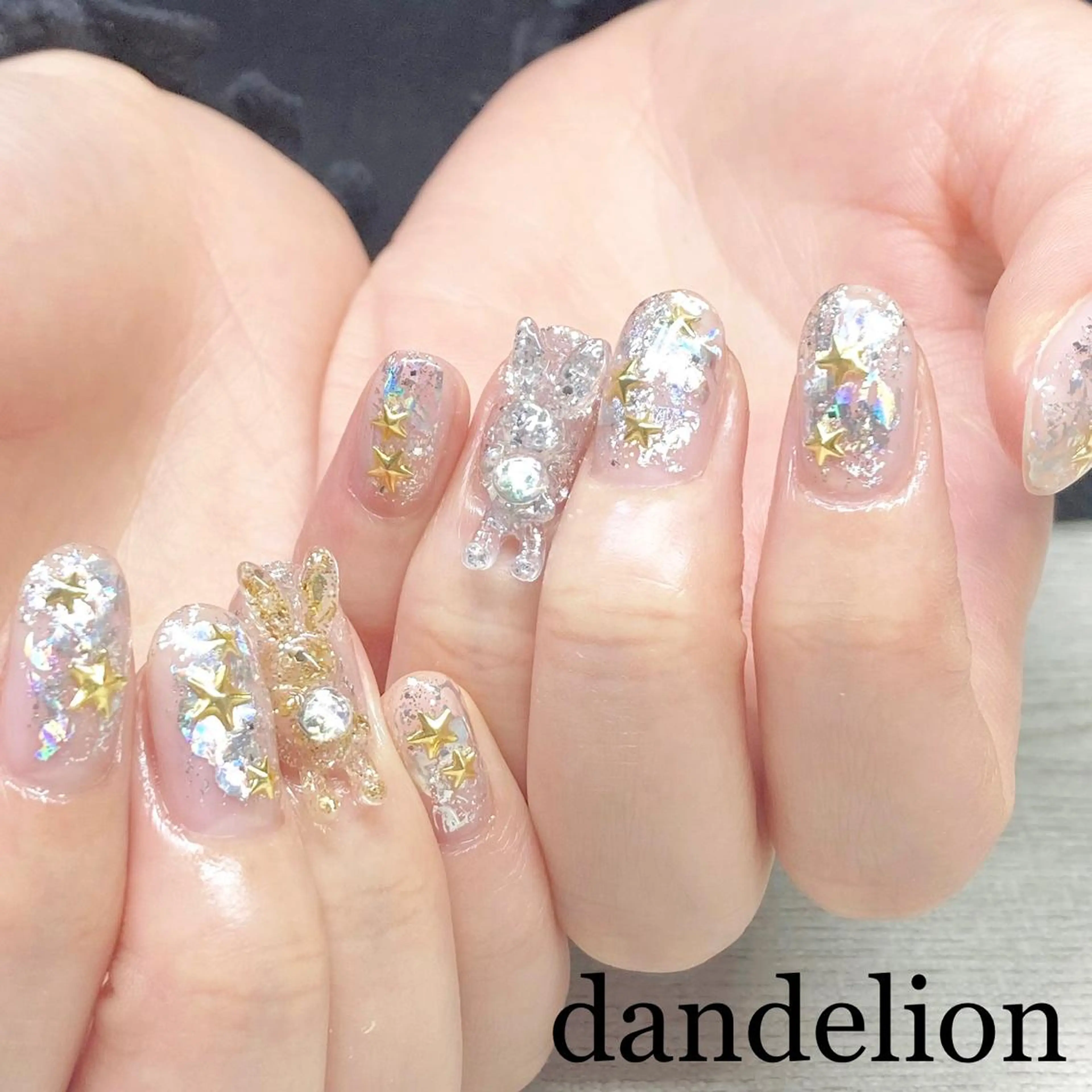 ネイル ハンドネイル ハンドケア dandelion ダンデライオンのネイルデザイン