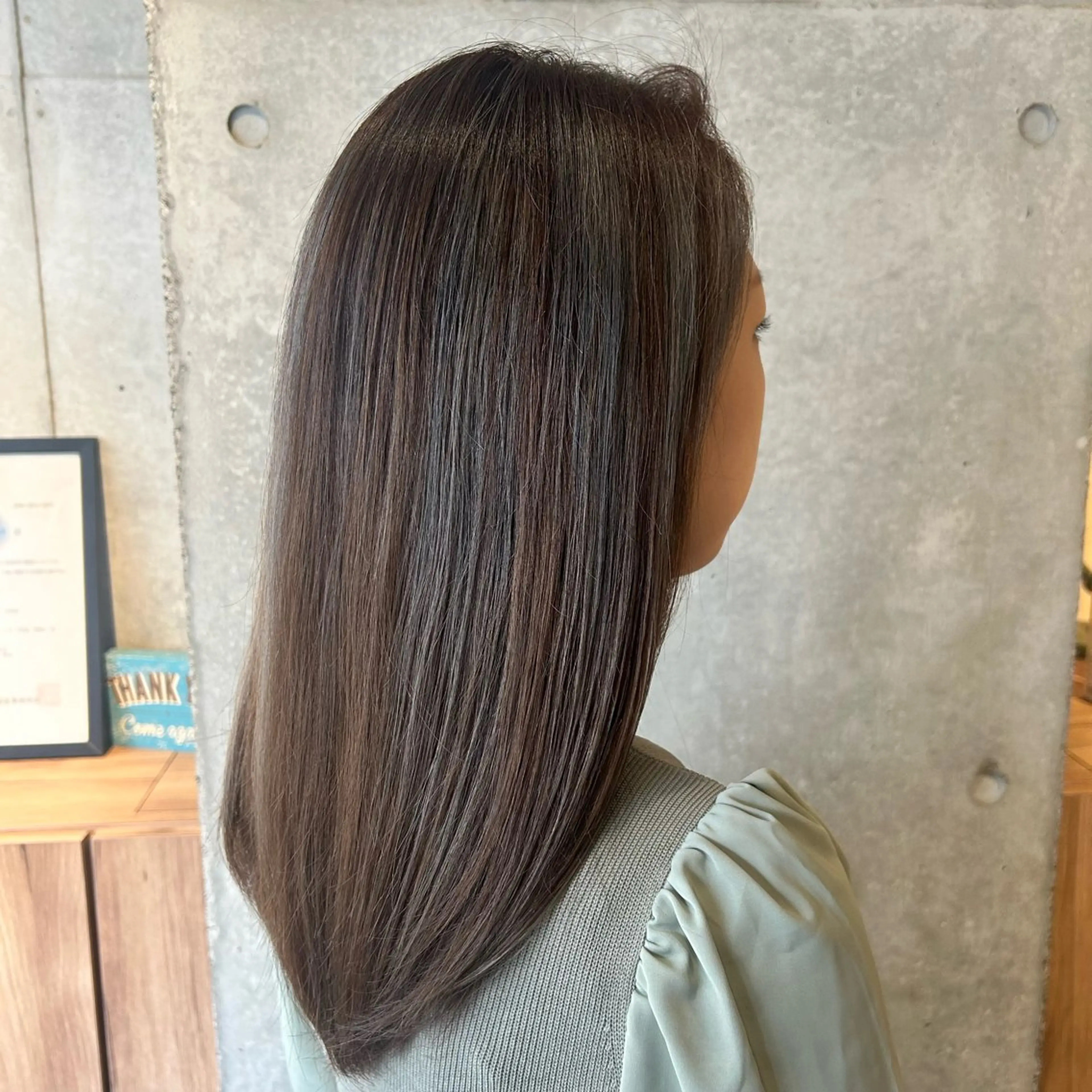 セミロング カラー 艶カラー🌸 SAKURAI🌸のヘアスタイル