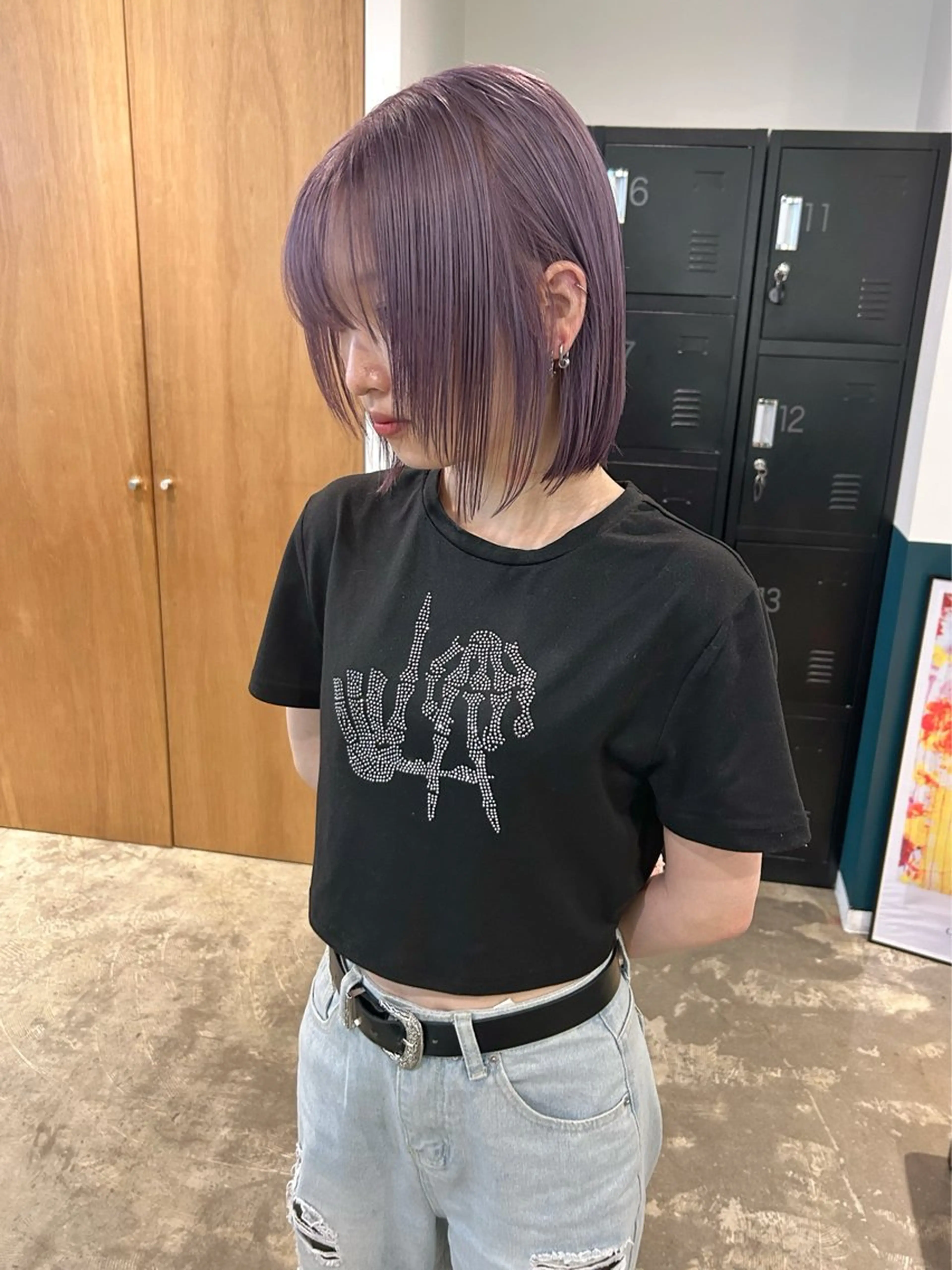 ショート カラー ブルーカラー ブルージュ ラベンダーカラー カット ヘアカラー カラーリスト菅野 竜矢🌈のヘアスタイル