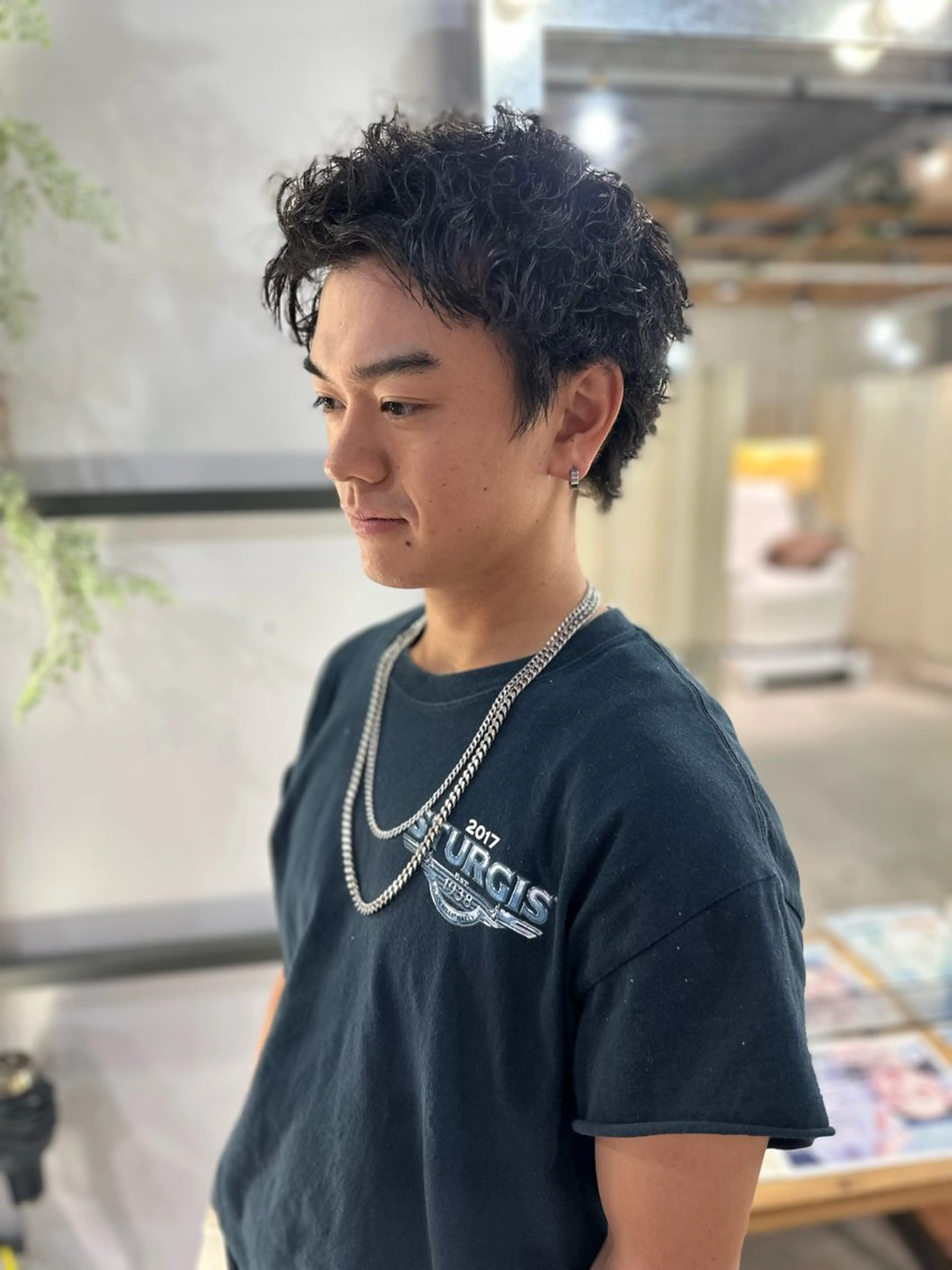 メンズ メンズパーマ 溜 一太のヘアスタイル