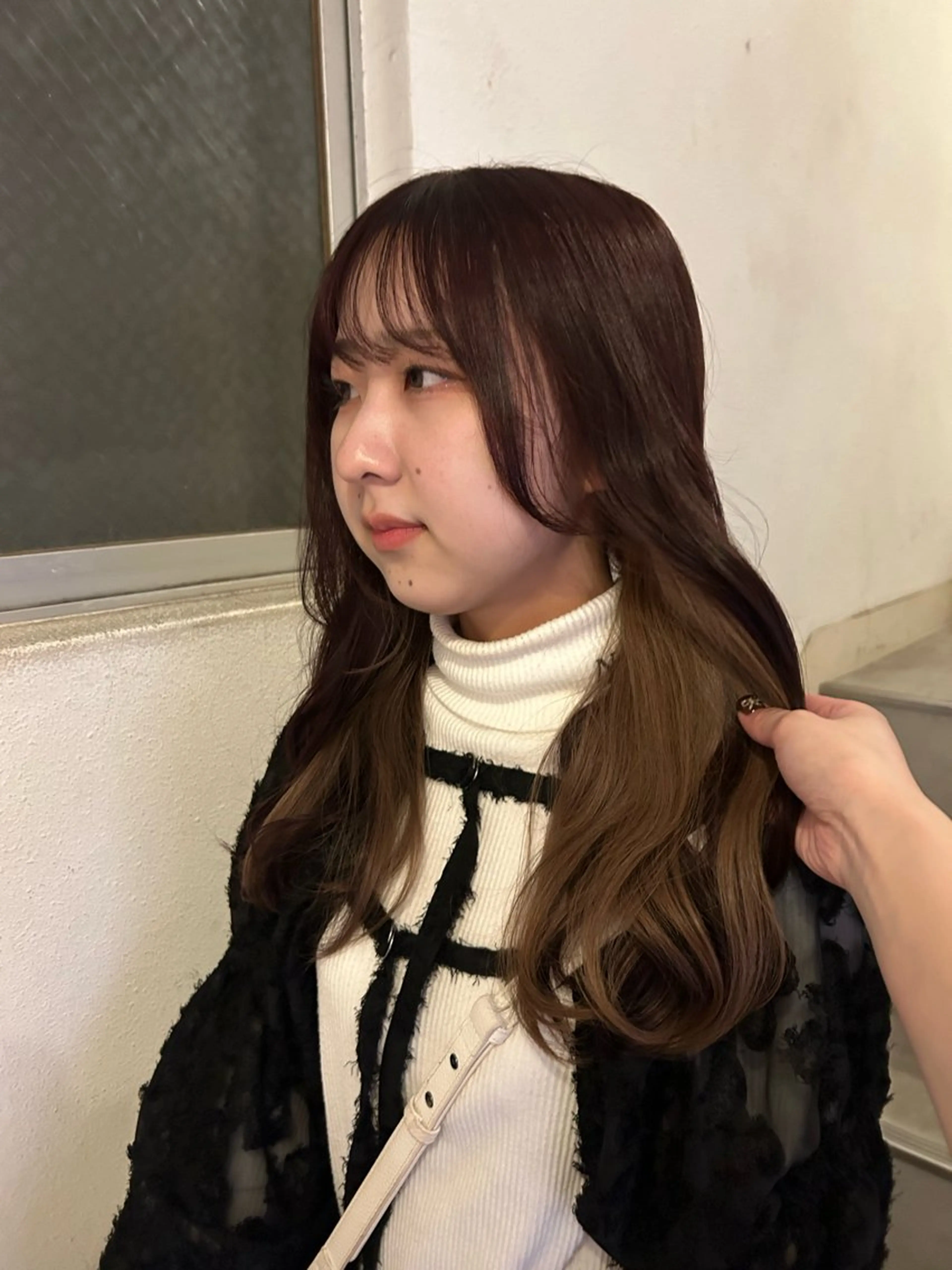 ロング カラー 愛結 暖色カラー🎀🩰のヘアスタイル