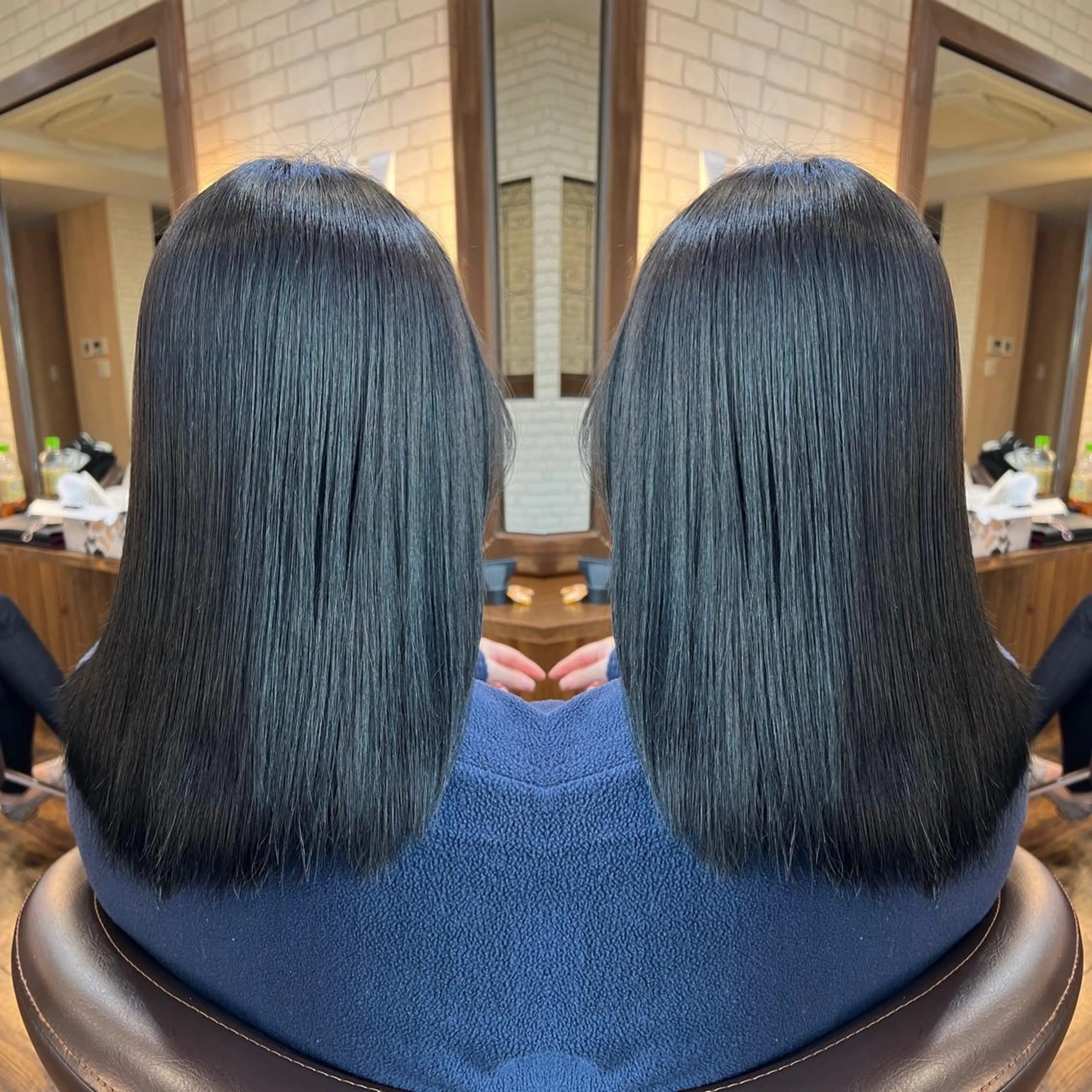 ミディアム カラー アクアカラー 髪質改善 トリートメント カット ヘアカラー トリートメント 🫧髪質改善×艶髪 🫧根本泰成🫧のヘアスタイル