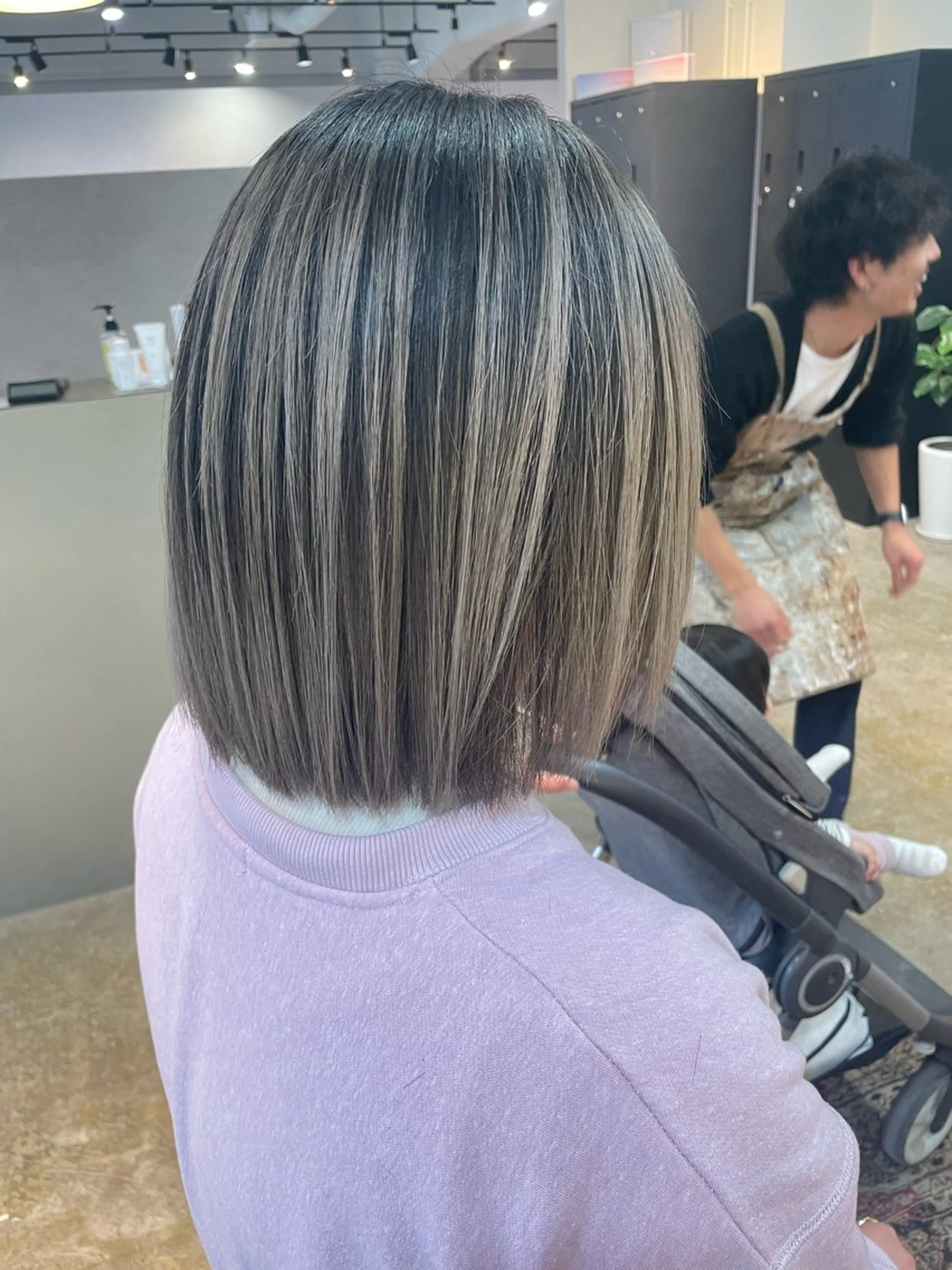 ショート カット ヘアカラー 心斎橋/海外レイヤー 募集中三好玲奈のヘアスタイル