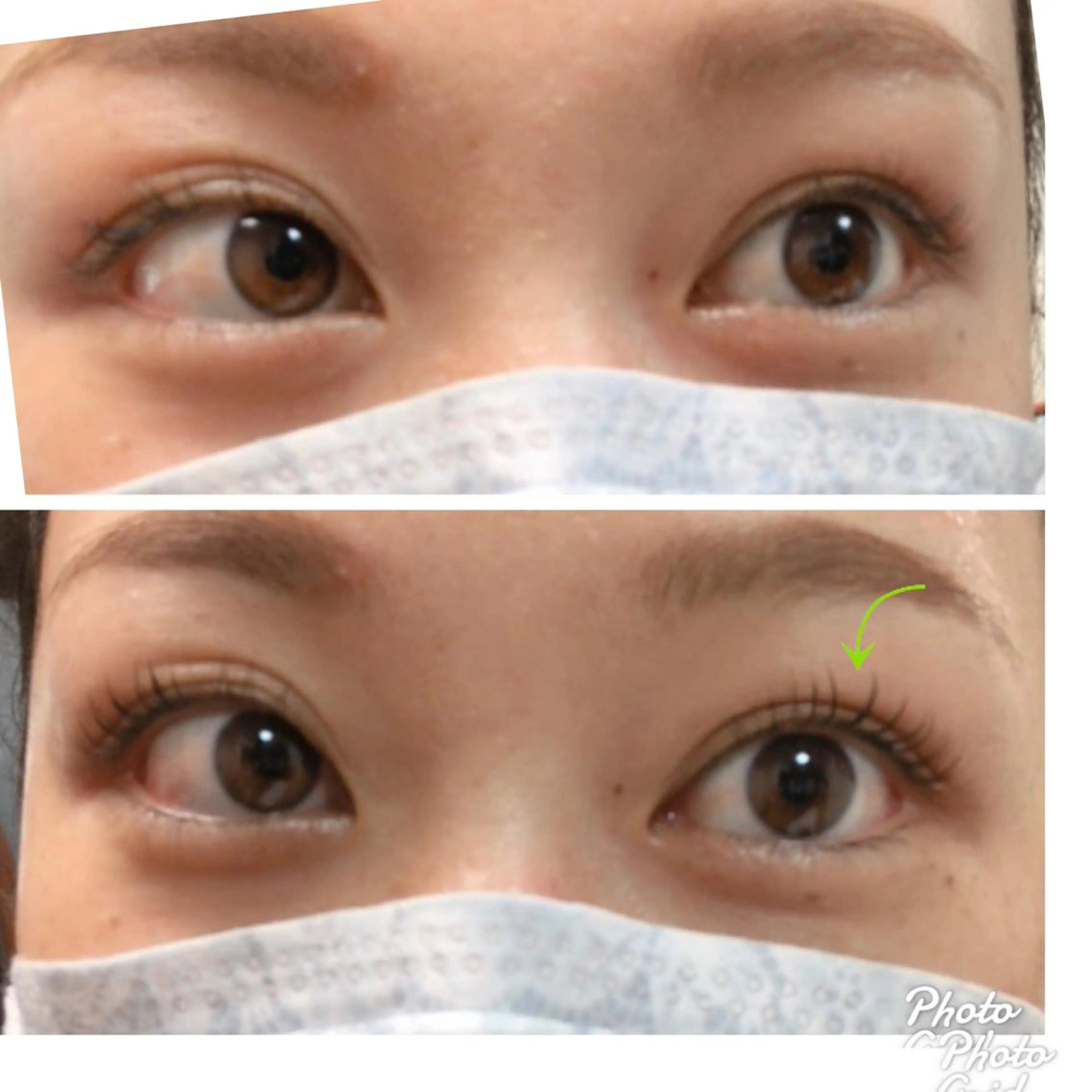 マツエク・マツパ 一重×まつ毛パーマ OVER  SEAオーバーシー所属・森 陽子のマツエク・マツパデザイン