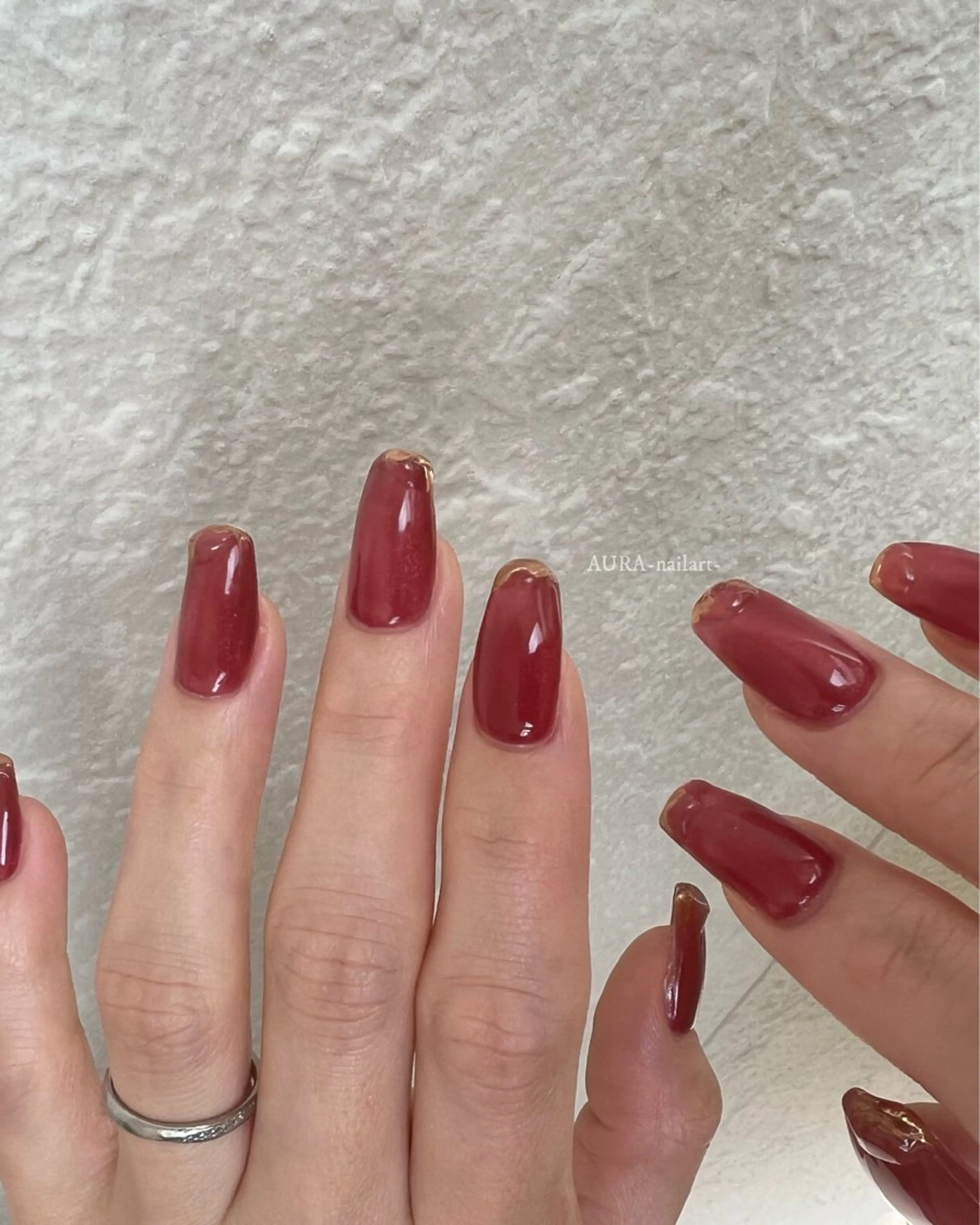 ネイル ハンドネイル AURA nailartのネイルデザイン