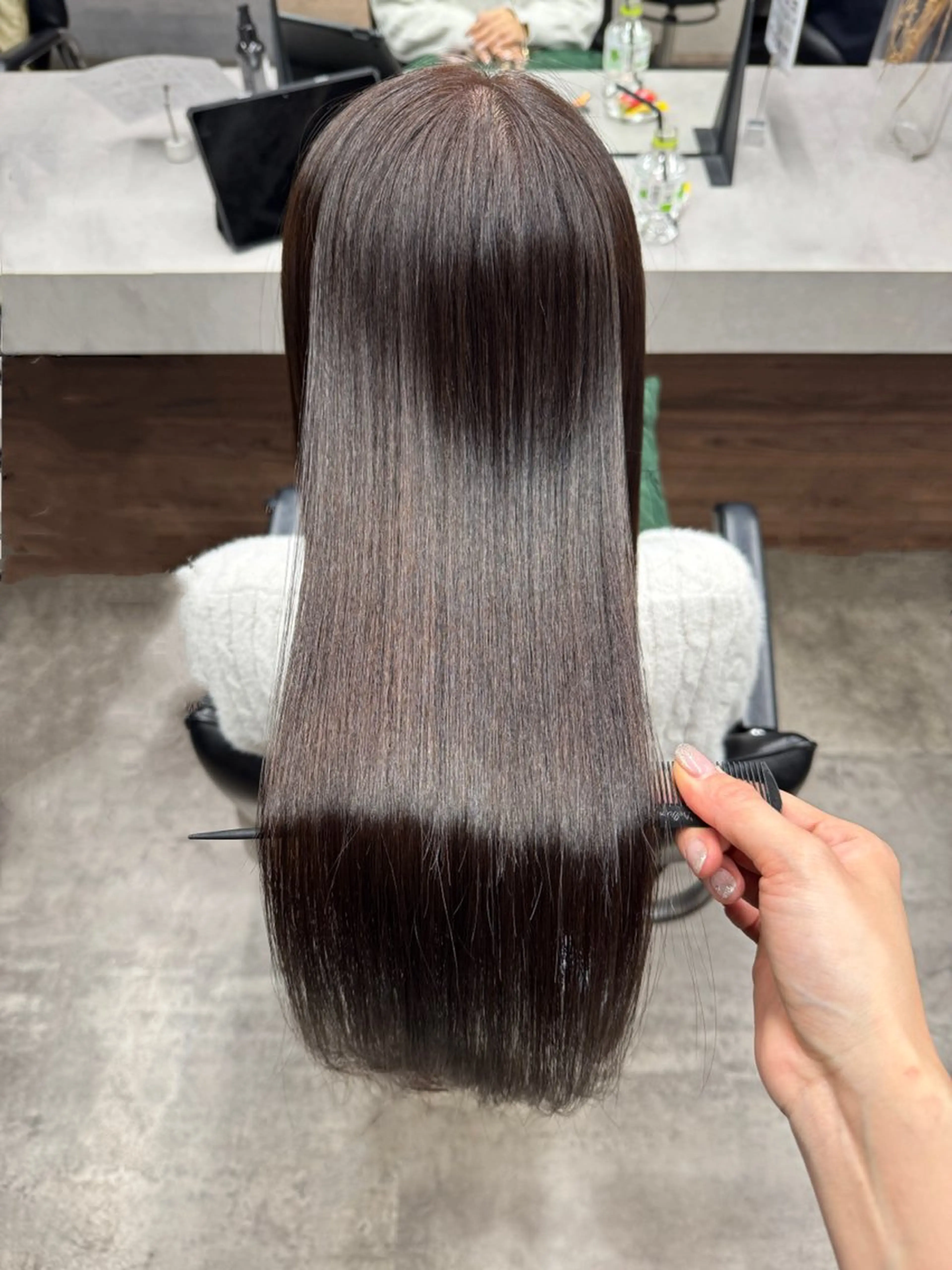 ロング カット ヘアカラー 縮毛矯正 髪質改善/艶髪 MINAMIのヘアスタイル