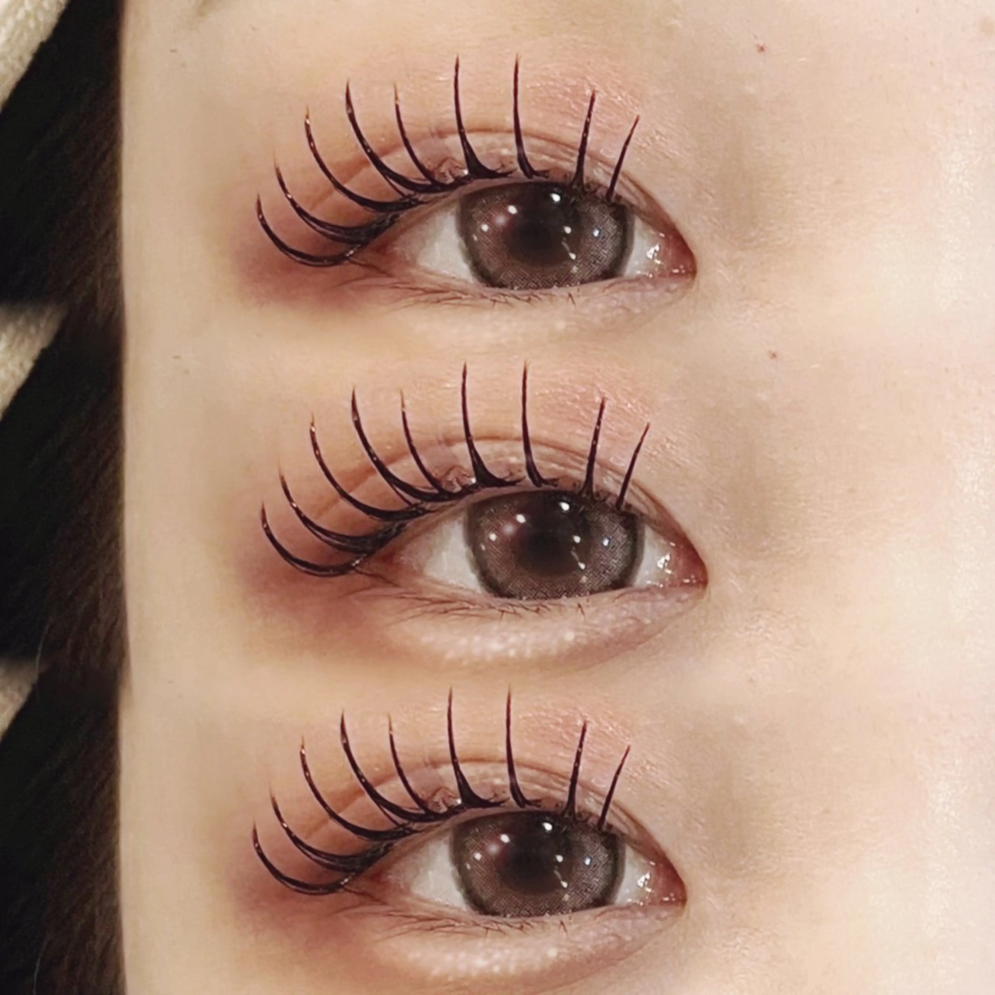 マツエク・マツパ バインドロック Dカール マツエク .꒰ঌmillie ainee 古賀໒꒱のマツエク・マツパデザイン