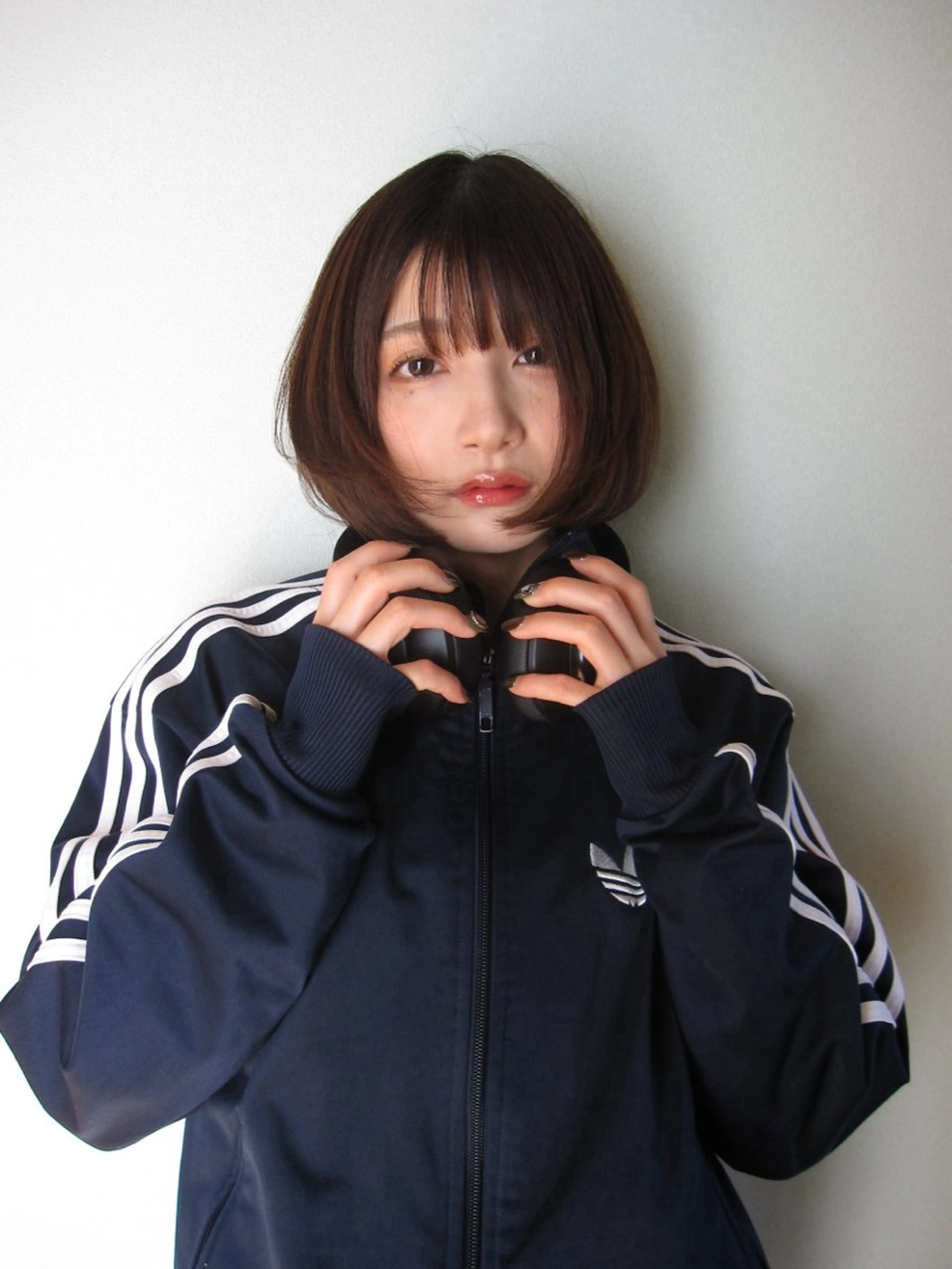 ショート ヘアカラー ヘアセット 羽鳥 菜々子のヘアスタイル