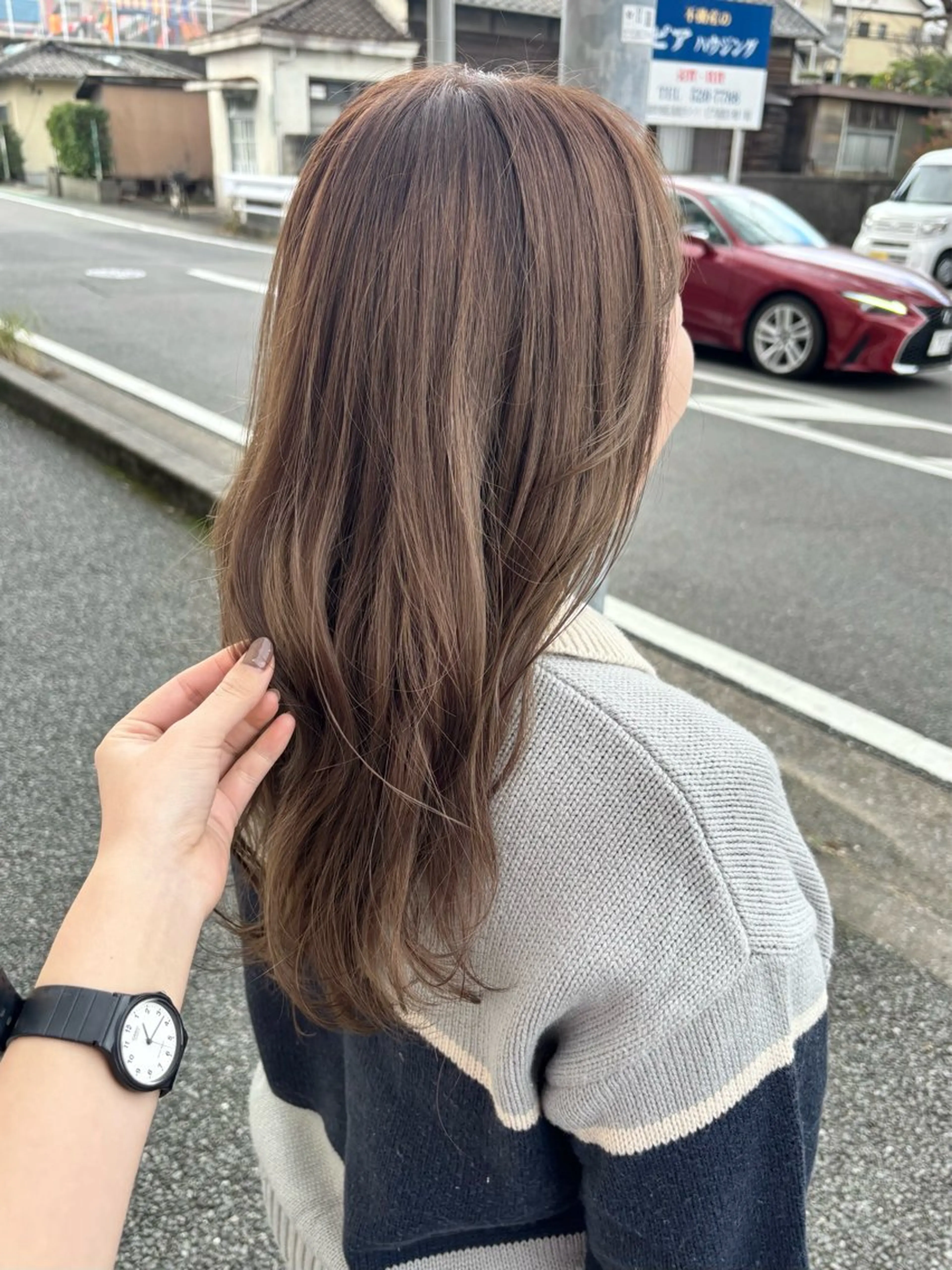 ロング カラー 透明感カラー ヘアカラー bright所属・miku ヘアセット/着付けのヘアスタイル