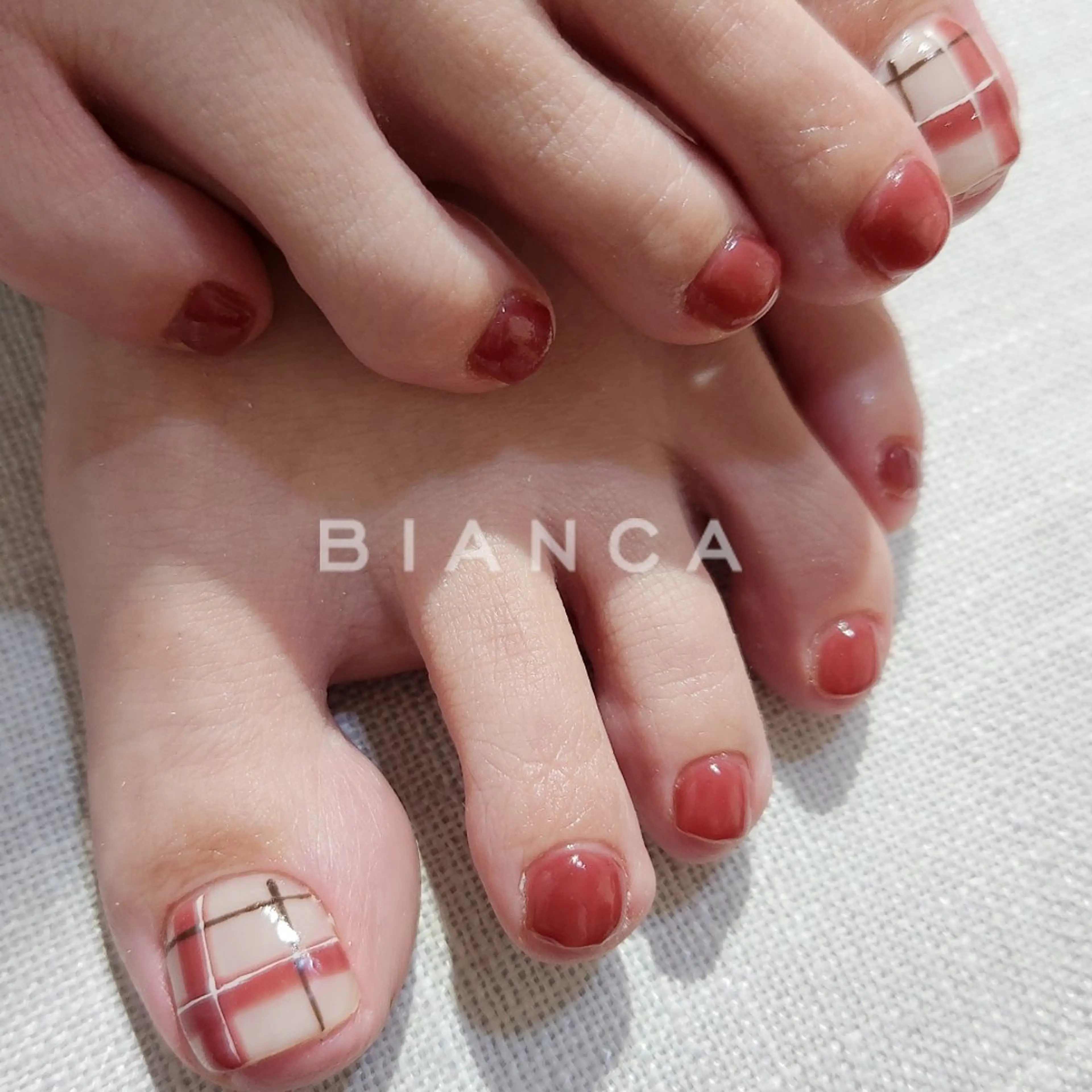 ネイル 夏ネイル 冬ネイル フットネイル Bianca名駅店 あゆのネイルデザイン