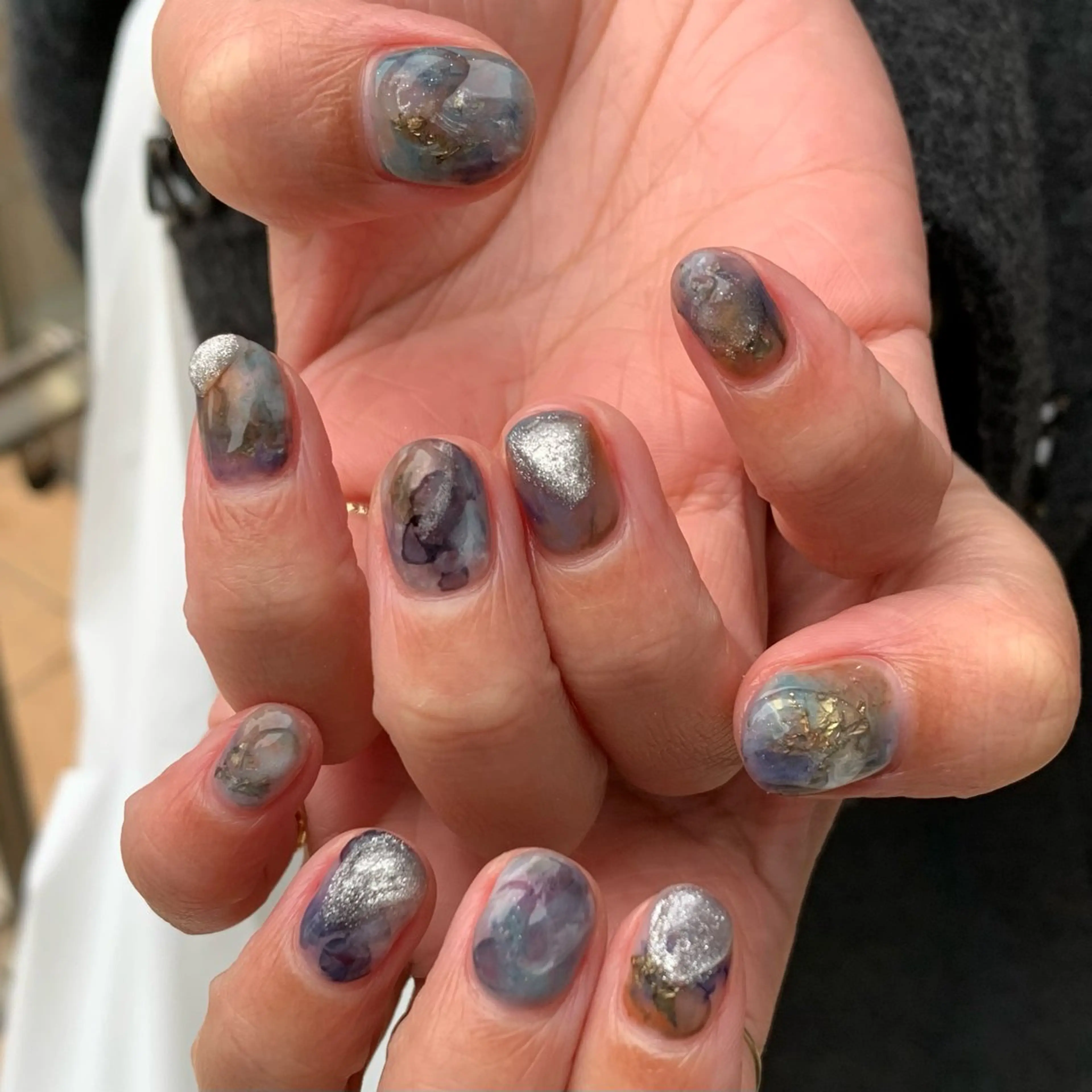 ネイル ジェルネイル ニュアンスネイル パラジェル ハンドネイル YUKIMO🍎名駅 /ニュアンスのネイルデザイン