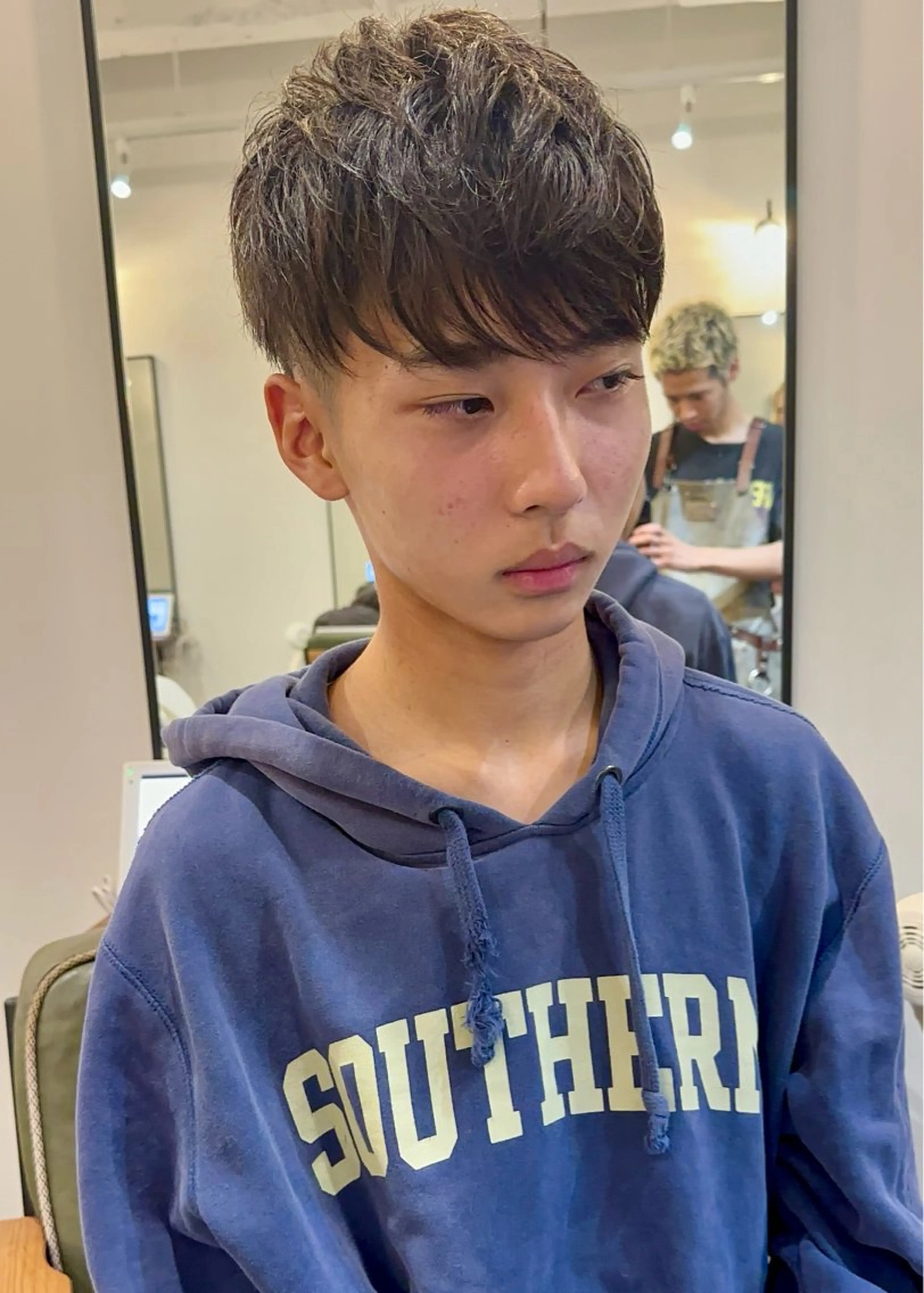 メンズ マッシュ 刈り上げ カット ヘッドスパ ima所属・ima代表 ニヘイのヘアスタイル