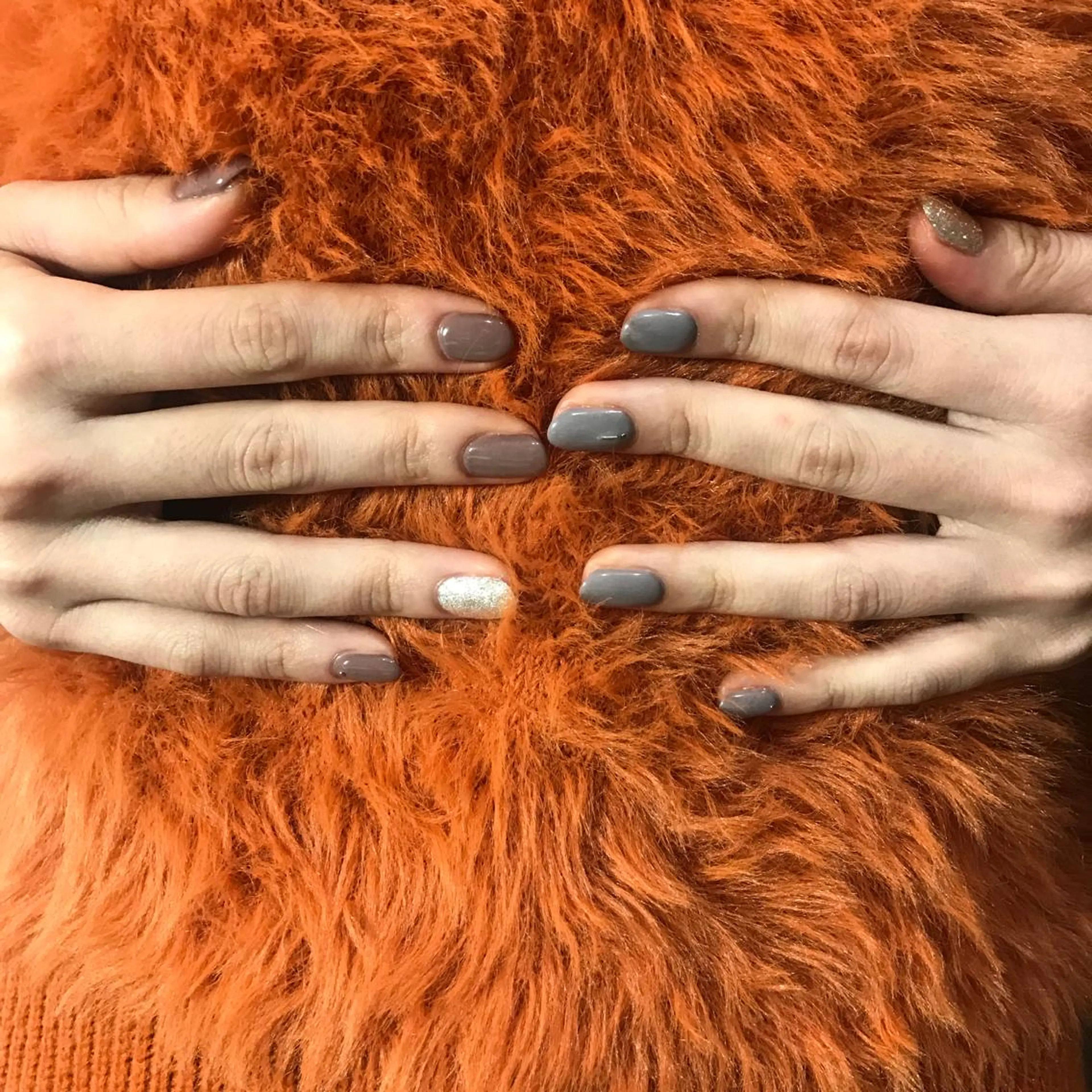 ネイル グラデーション ラメ(グリッター) ラメグラデーション ワンカラーネイル woo maiのネイルデザイン