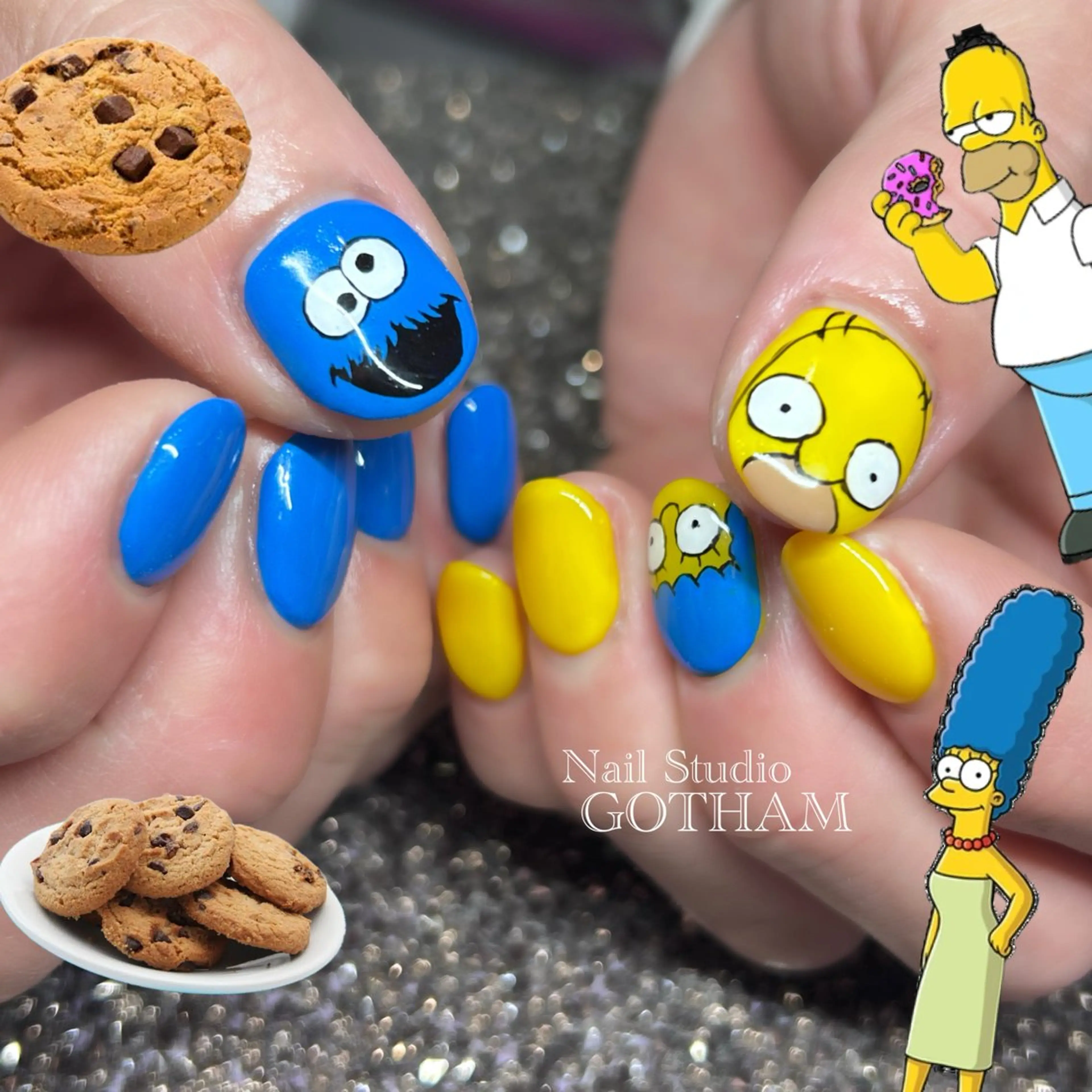 ネイル アートネイル グラデーション ワンカラーネイル ショートネイル ハンドネイル Nail Studio GOTHAM所属・高円寺駅からすぐ🌈 ネイルGOTHAMのネイルデザイン