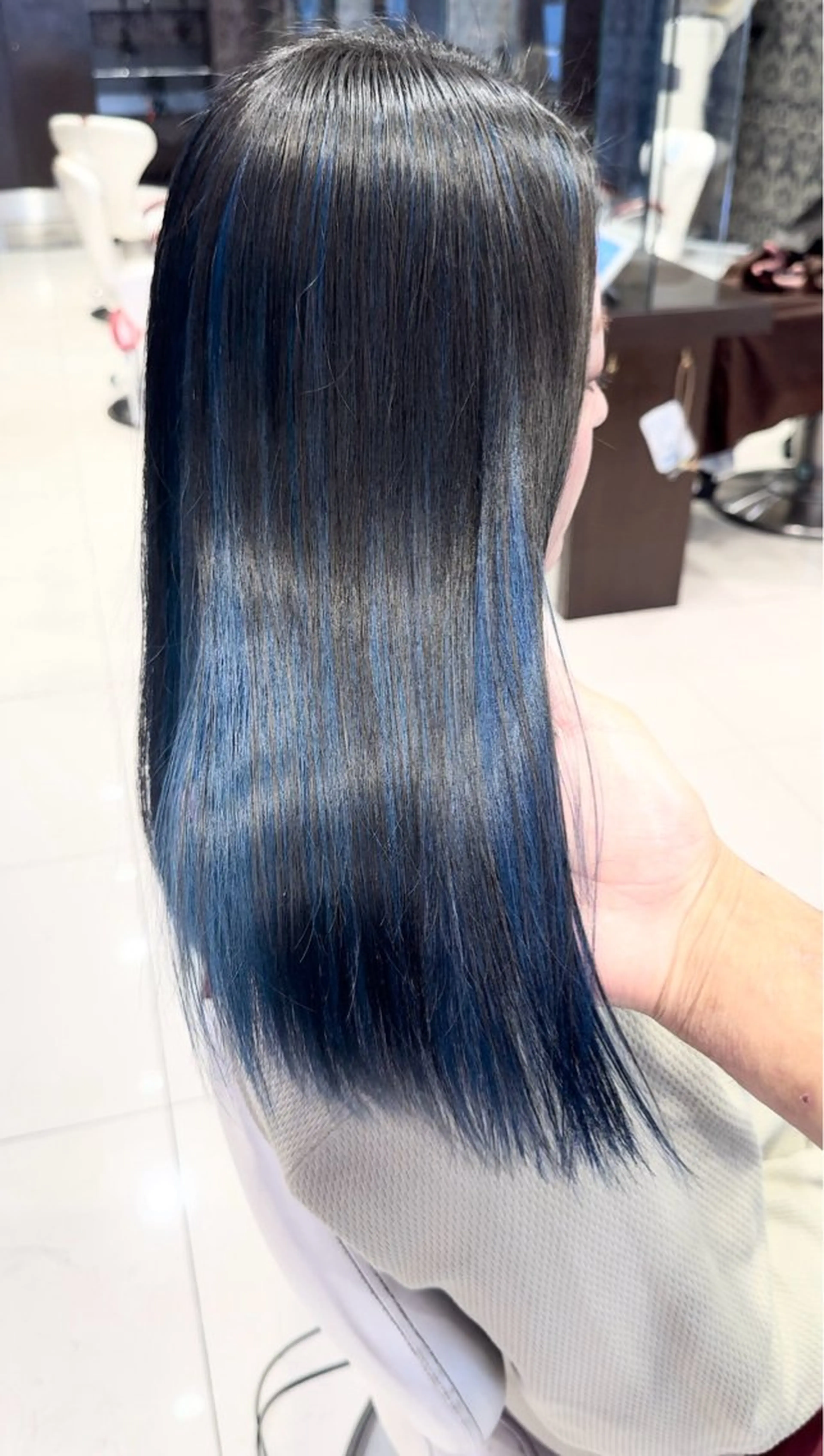 セミロング カラー ヘアカラー 12月空きあり 上野颯太のヘアスタイル