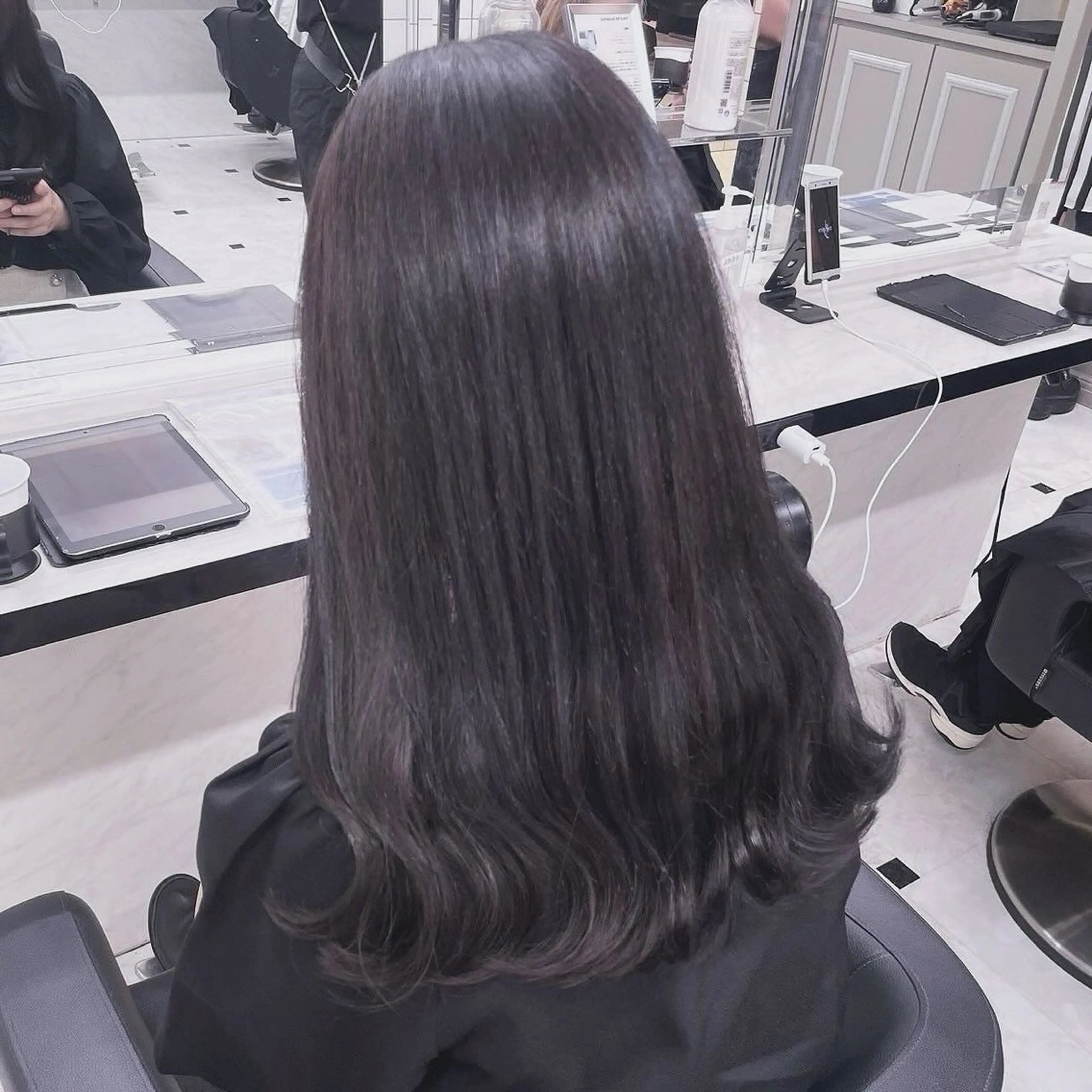 ロング カラー 韓国ヘア🫧 serina🎀のヘアスタイル