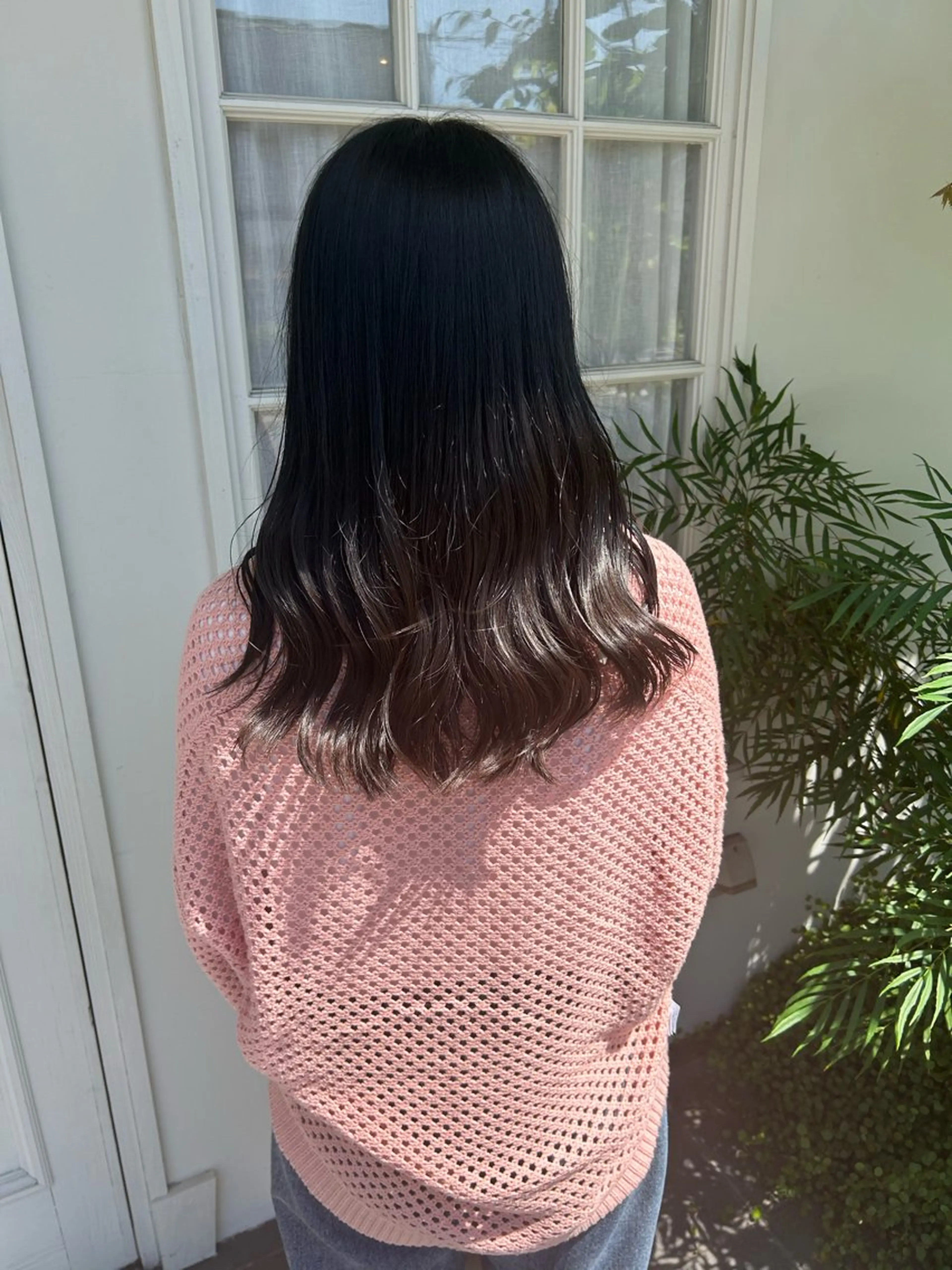 セミロング カラー AGREE Momokaのヘアスタイル