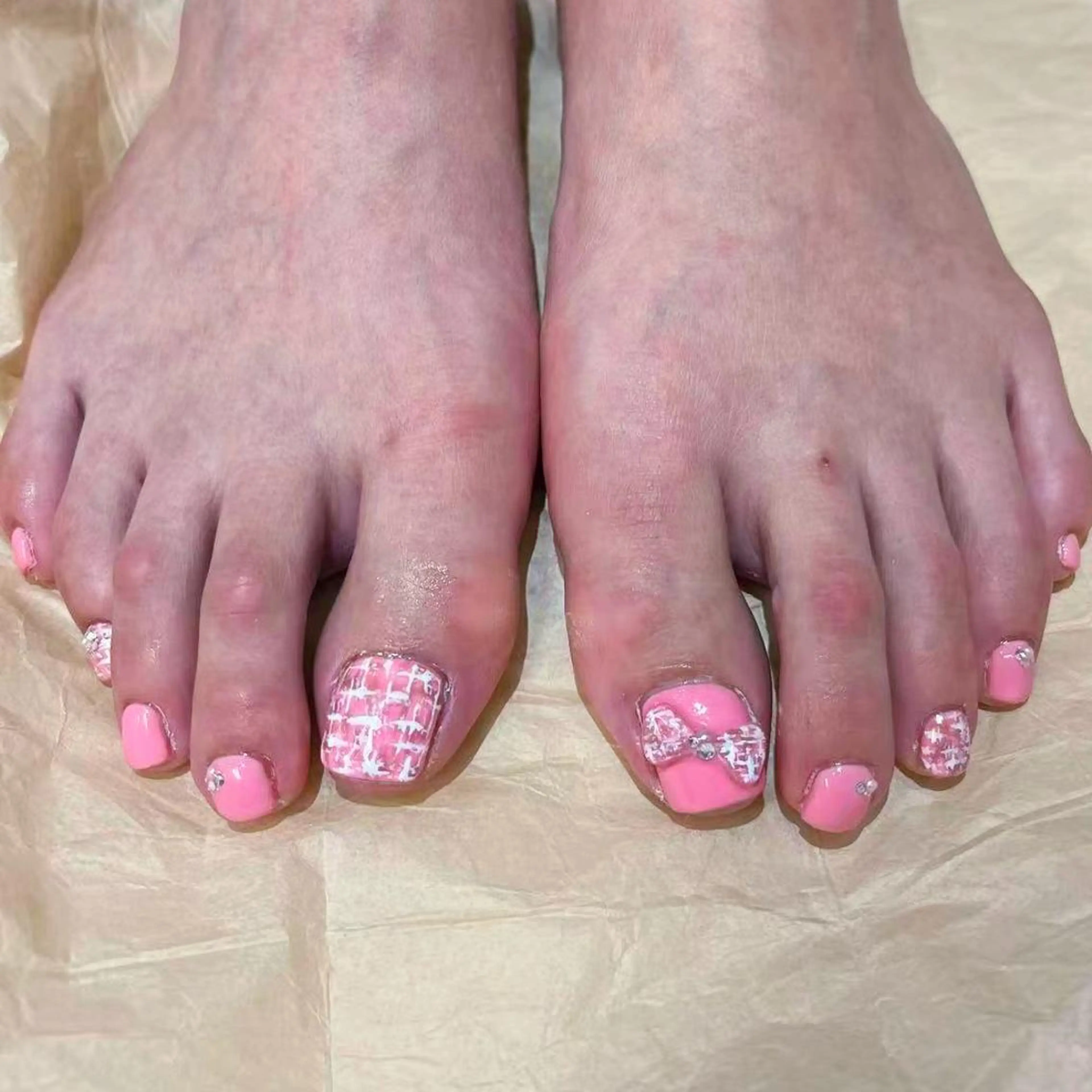 ネイル アートネイル オーロラネイル ガーリー キラキラネイル マグネットネイル フットネイル Diamond ✨のネイルデザイン