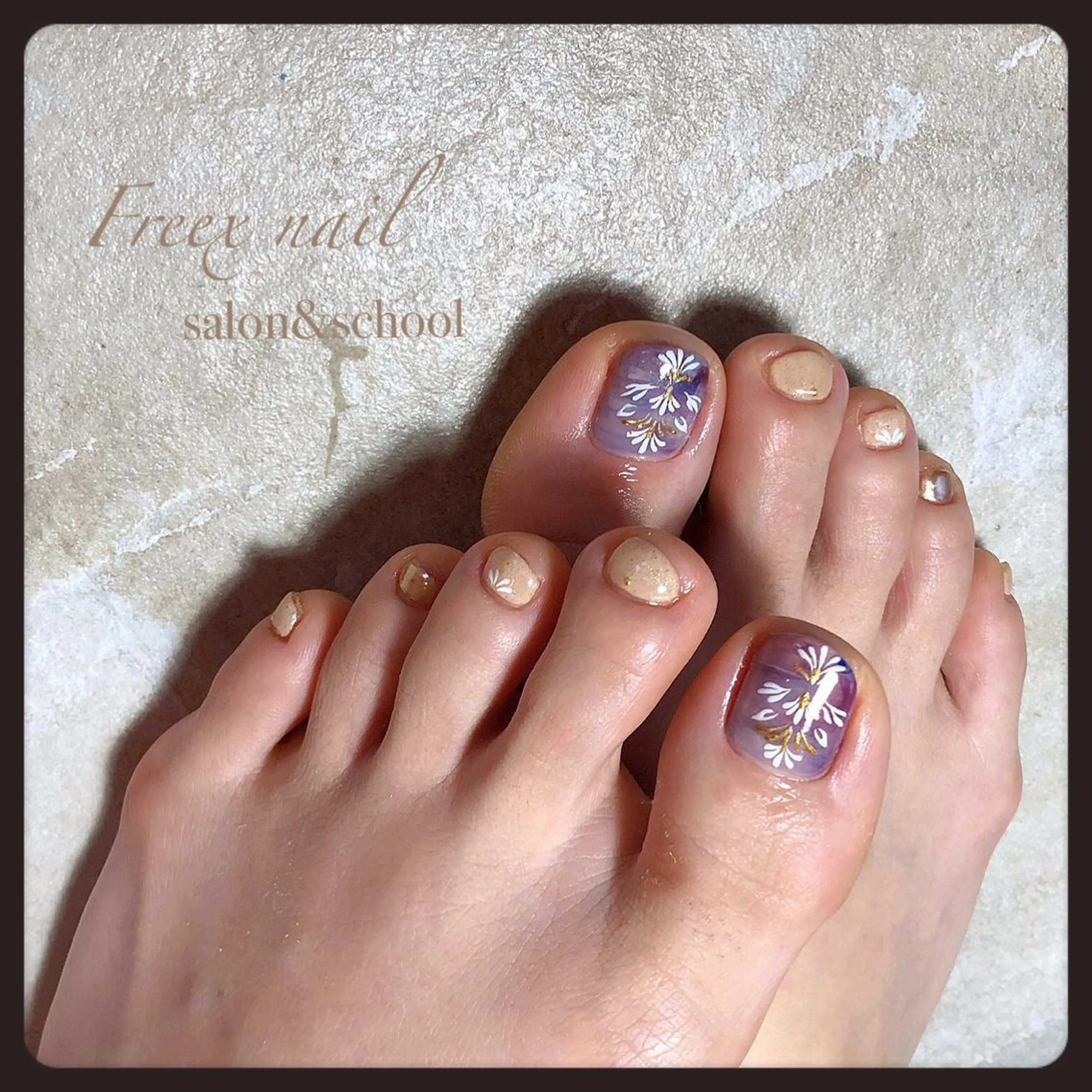 ネイル フットネイル Freex nail所属・freex nail /ニュアンス/個性派のネイルデザイン
