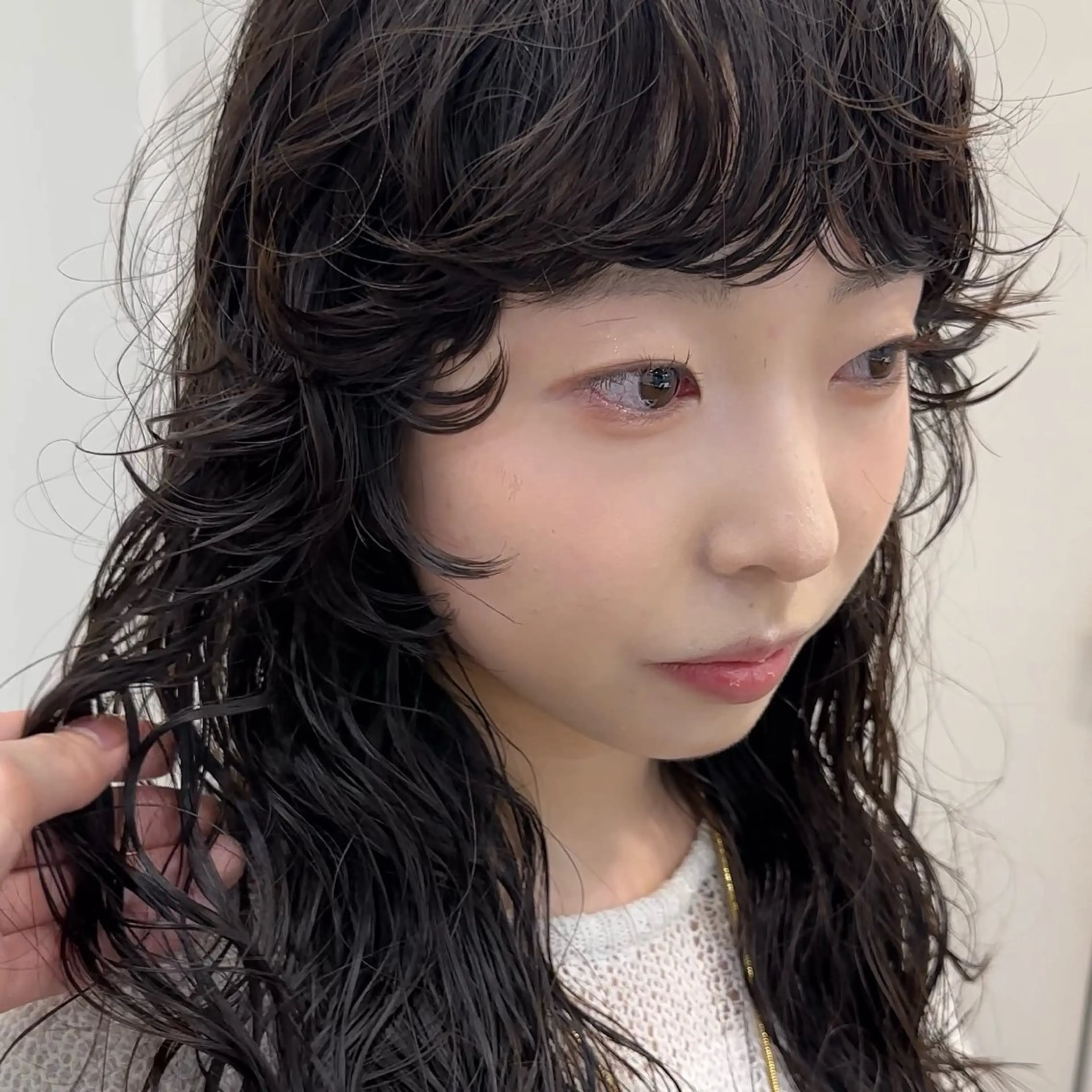 セミロング パーマ 🌀perm 🌀のヘアスタイル