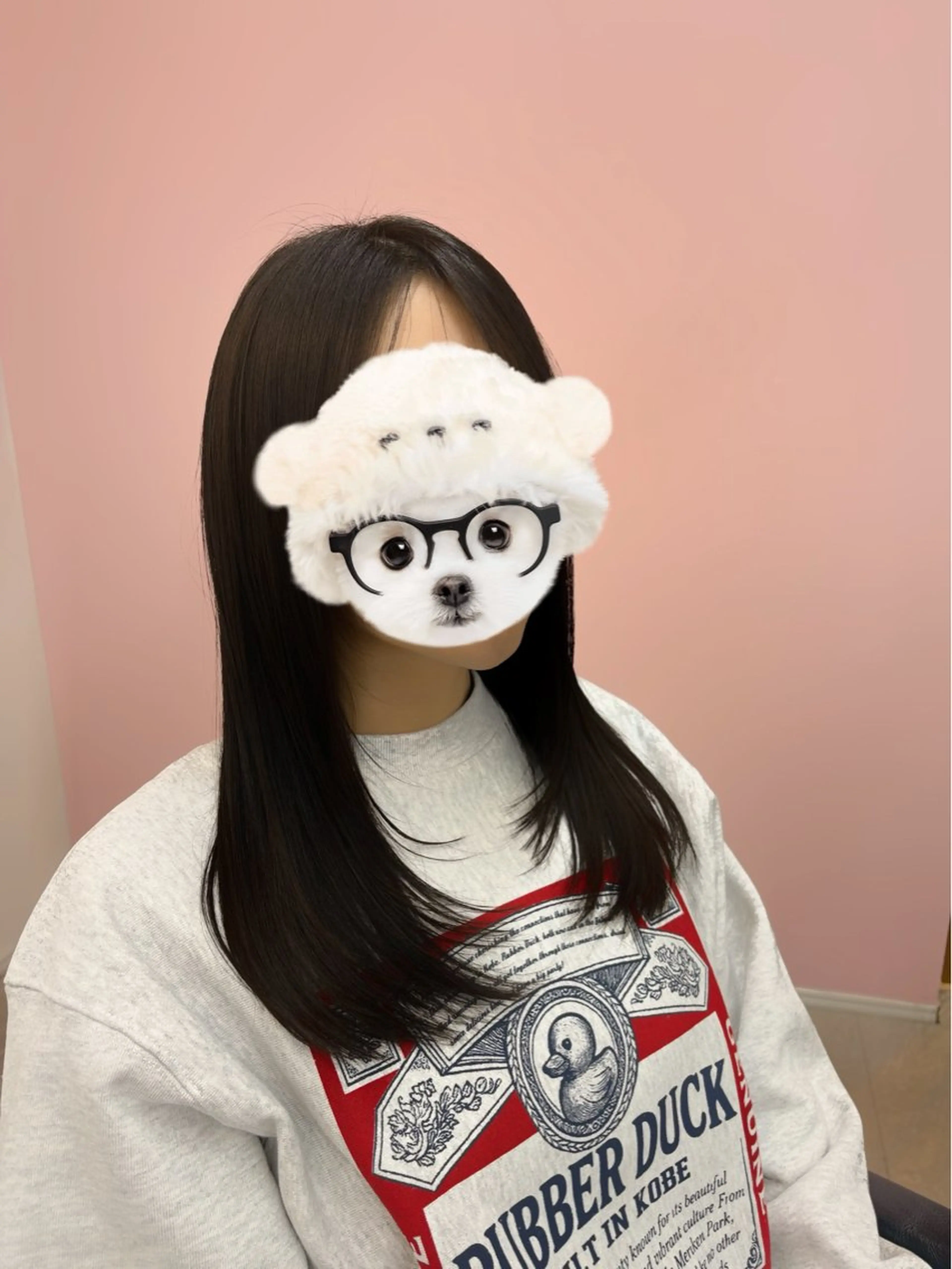 ミディアム 顔周りカット レイヤーカット HASHI AYAKAのヘアスタイル