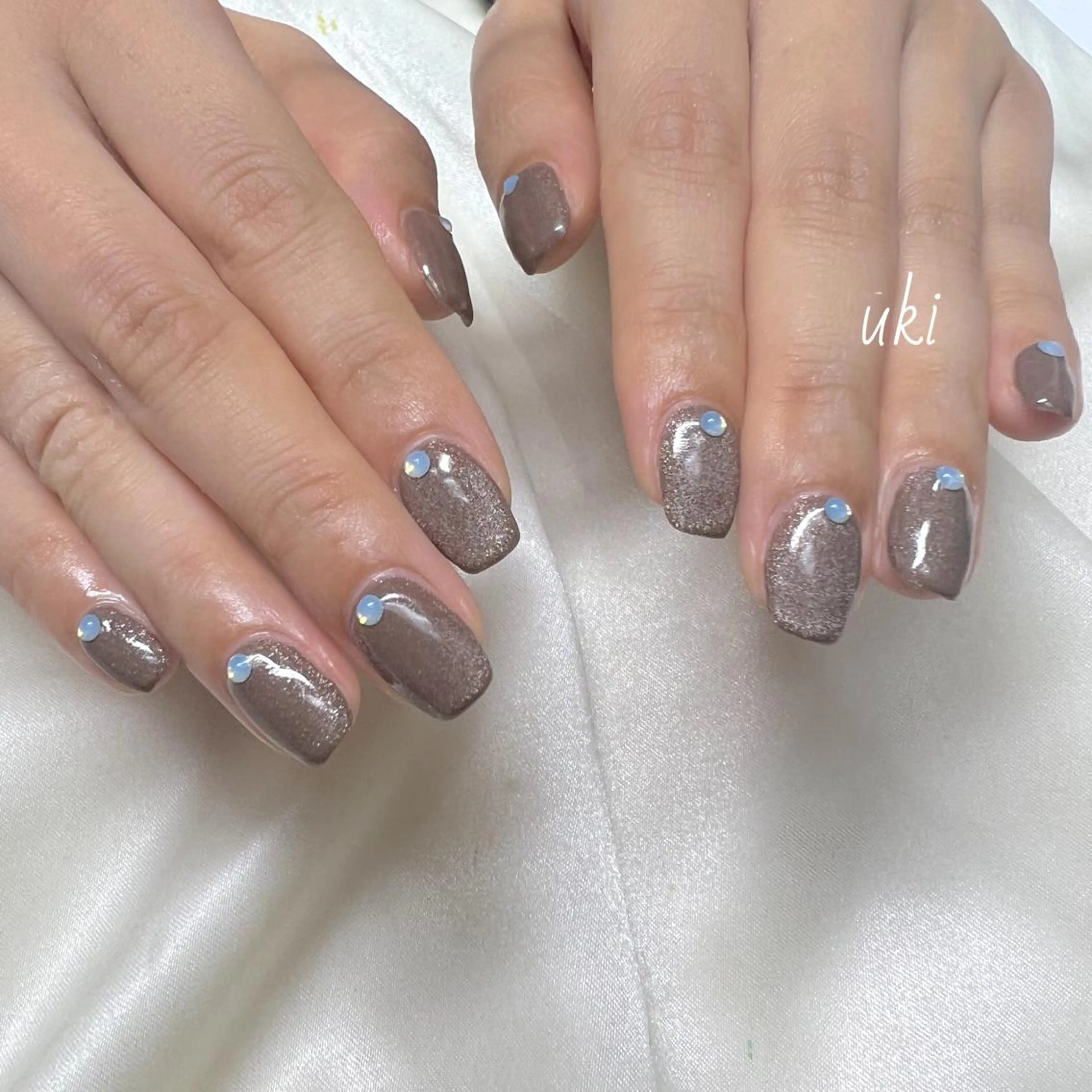 ネイル マグネットネイル ストーンネイル ハンドネイル Ameri nail /UKIのネイルデザイン