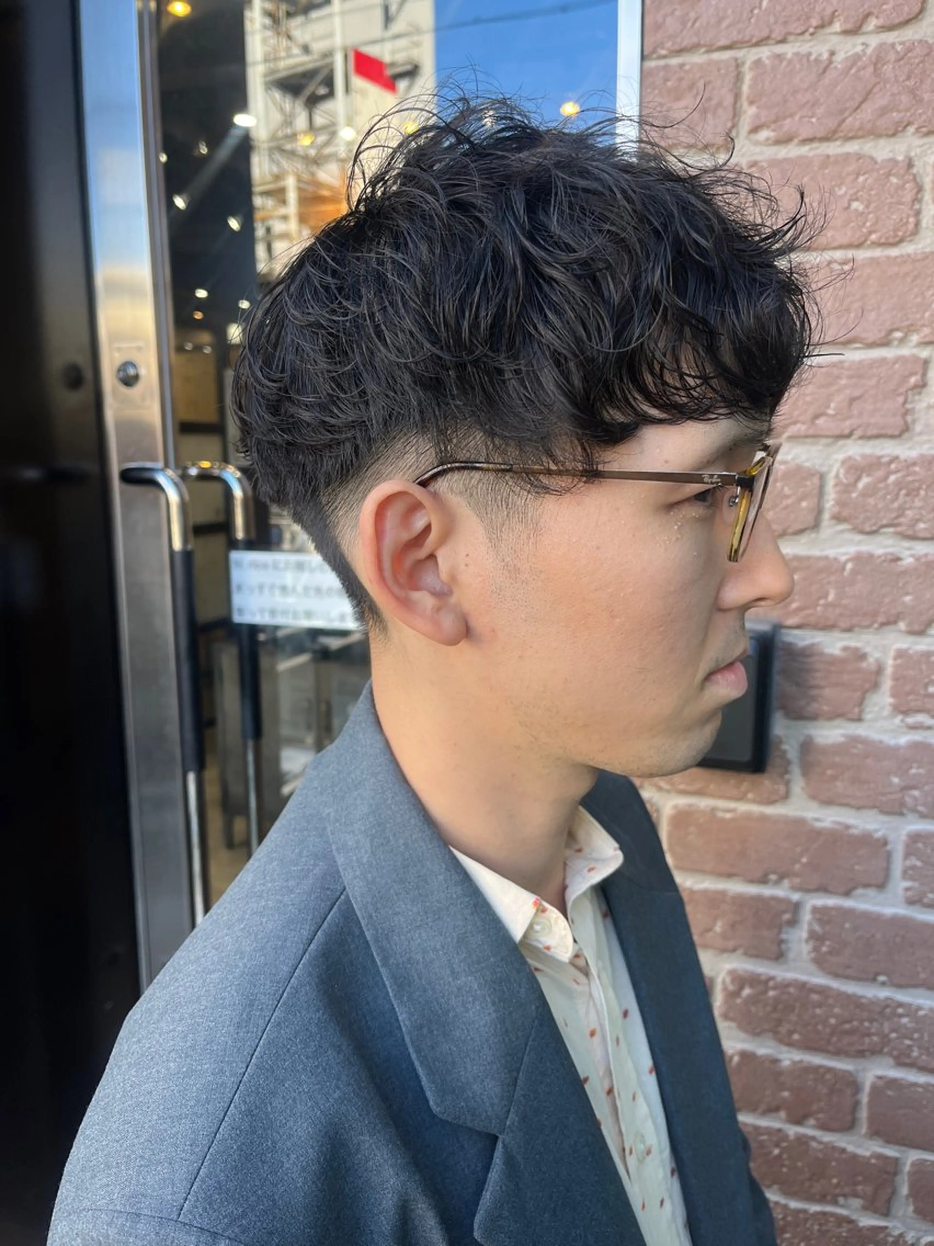 ショート メンズ カット パーマ times salon名駅所属・久木原 ゆりのヘアスタイル