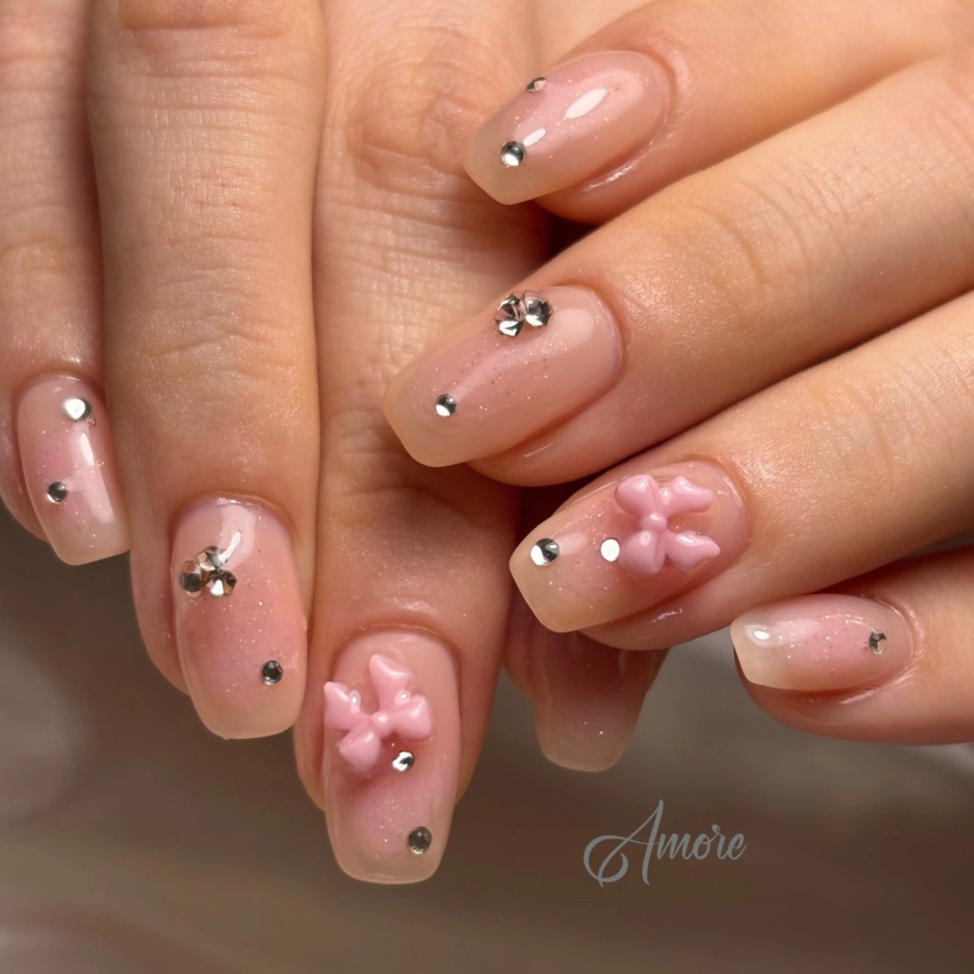 ネイル ジェルネイル キラキラネイル 韓国ネイル マグネットネイル パラジェル You kyehwaのネイルデザイン