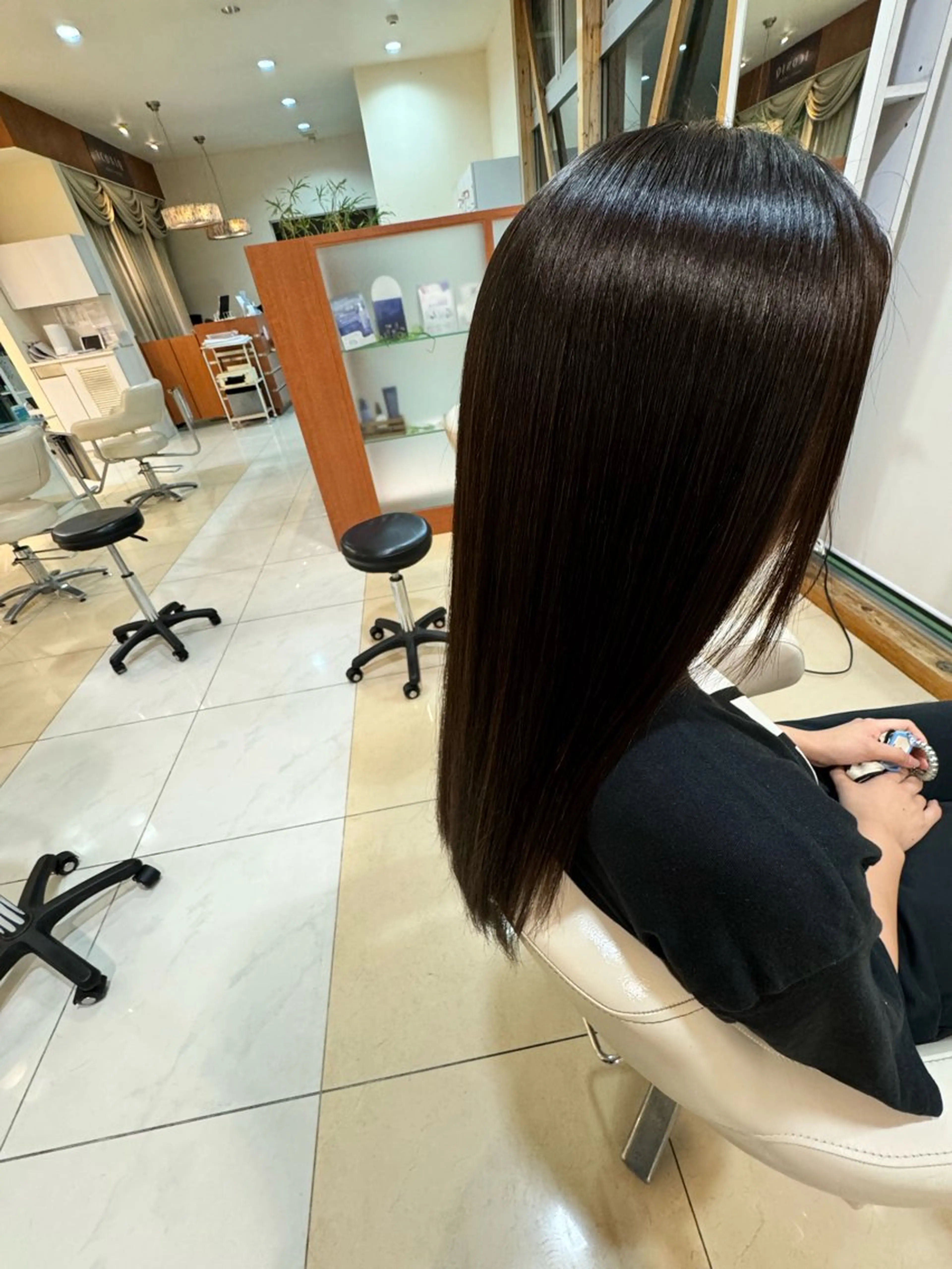 ロング 縮毛矯正 🎈カラーエステ 🎈通事  啓人のヘアスタイル