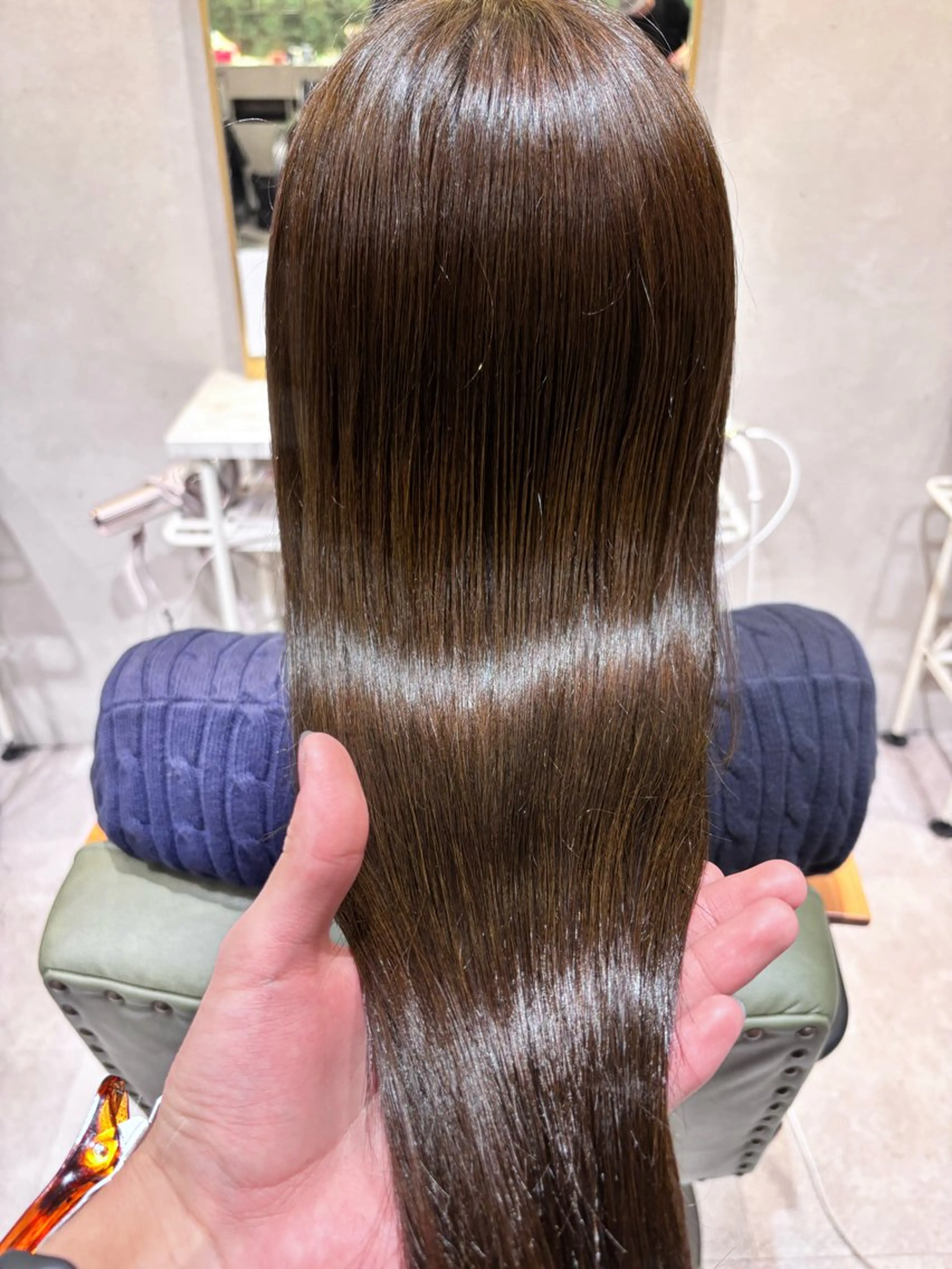 ロング カラー 新宿カラー パーマのヘアスタイル