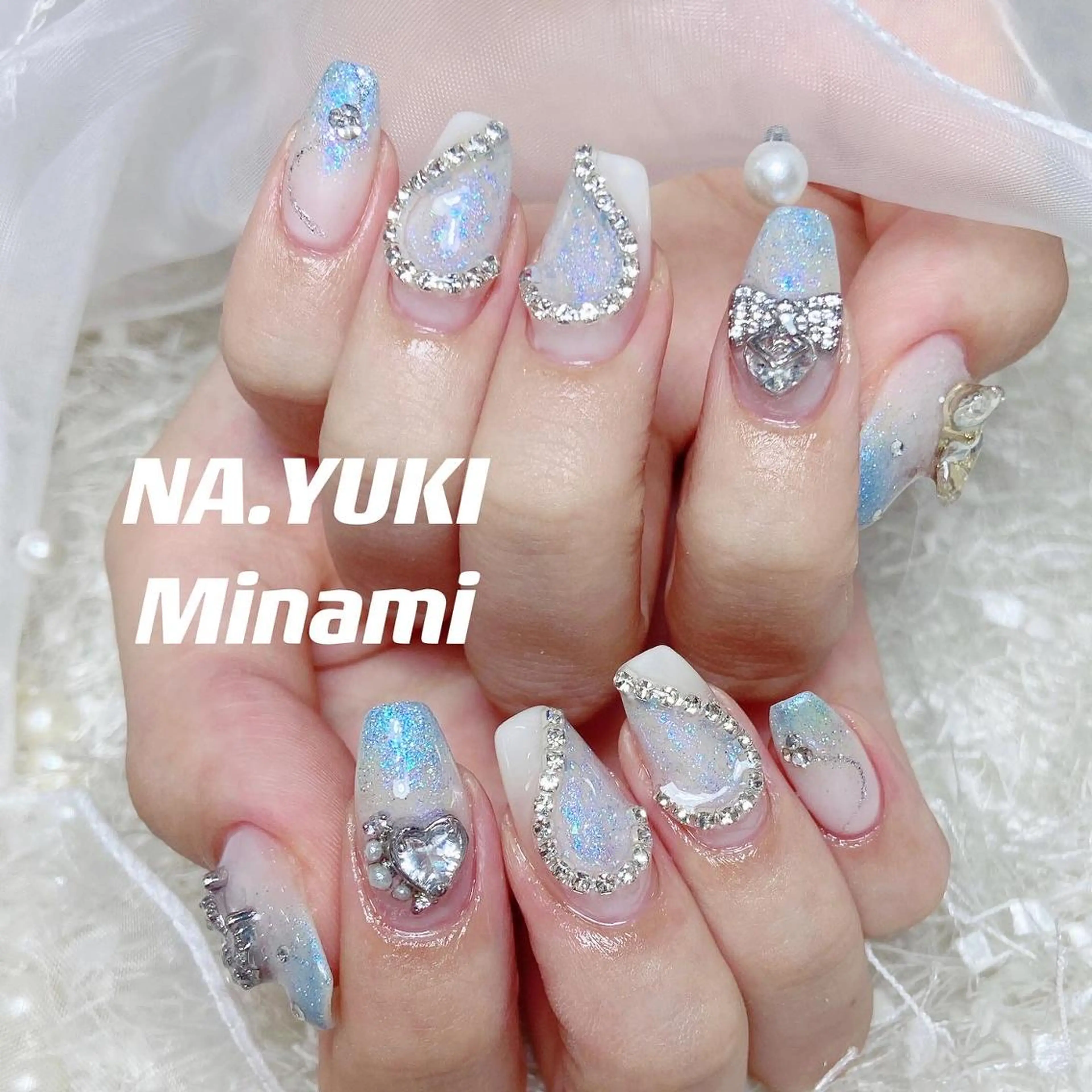 ネイル カラー パーマ ヘアアレンジ メンズ キッズ マツエク・マツパ アイブロウ セミロング ハンドネイル ハンドケア YUKI 💗 渋谷店のネイルデザイン